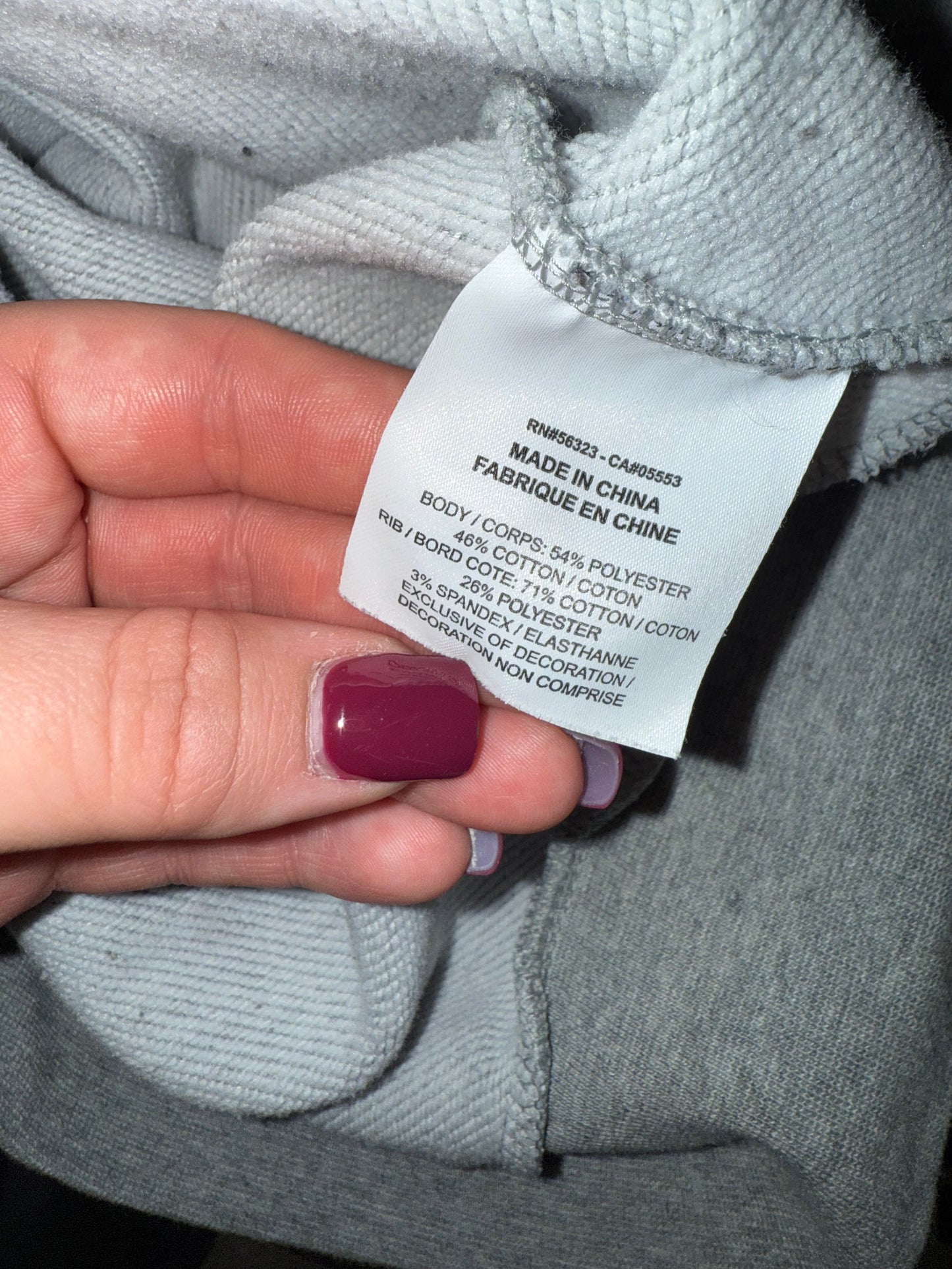 Nike (Medium) Grey Dri-Fit Crewneck Sweatshirt with Pockets