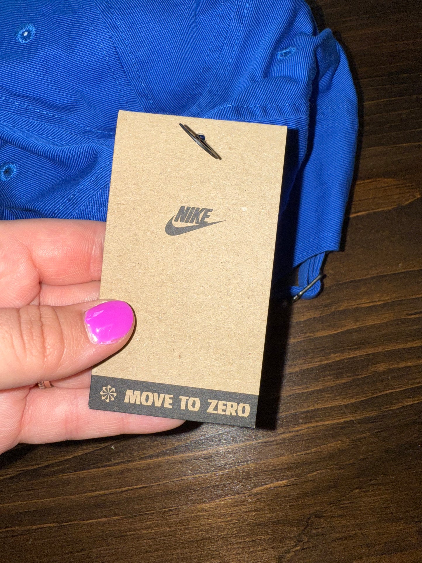 NWT Nike (L//XL) Brand New Blue Club Hat with Embroidered Logo