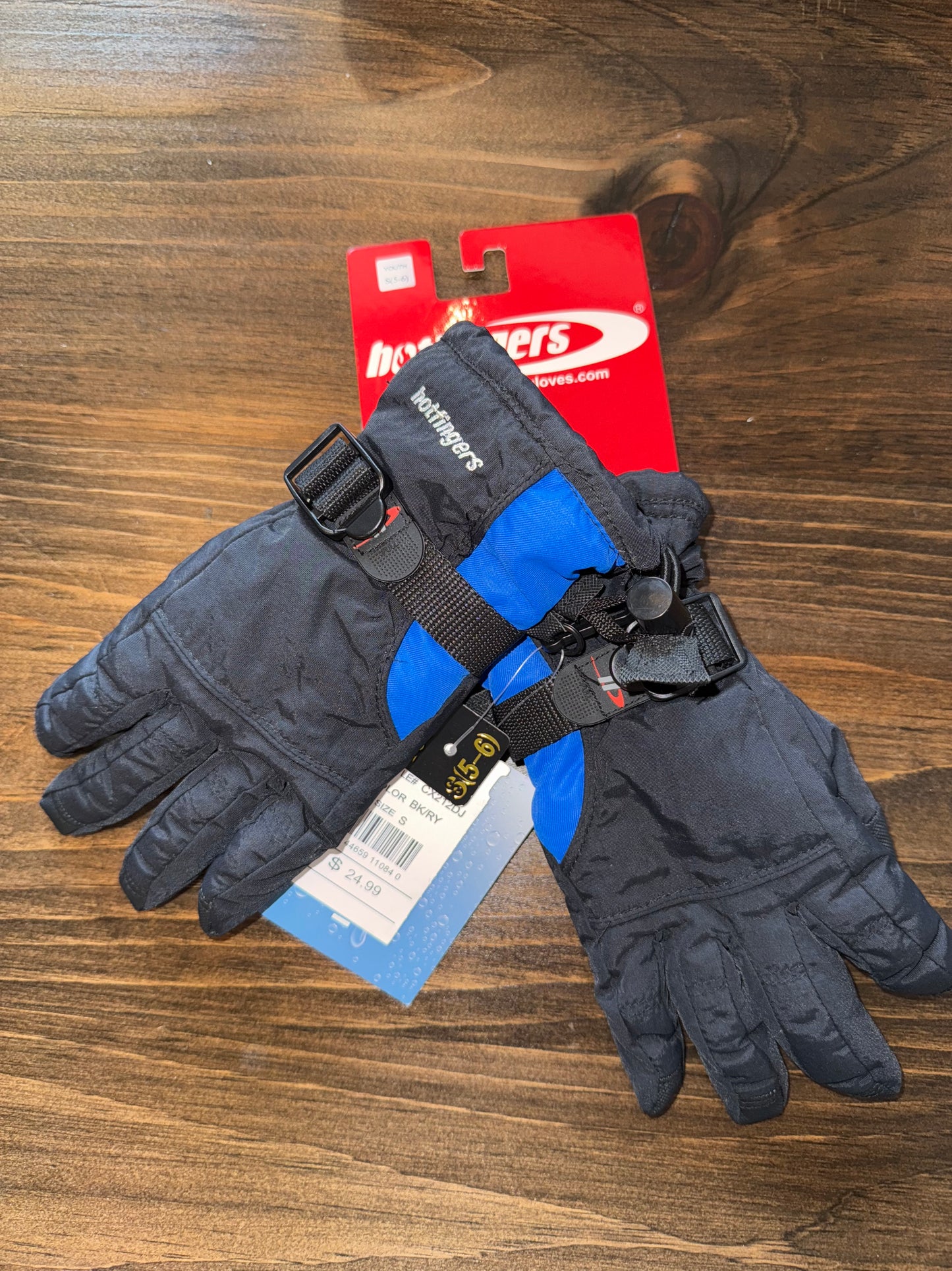 NWT Hotfingers (Youth Small) Brand New Black CX212A Rip N Go ll Jr. Gloves