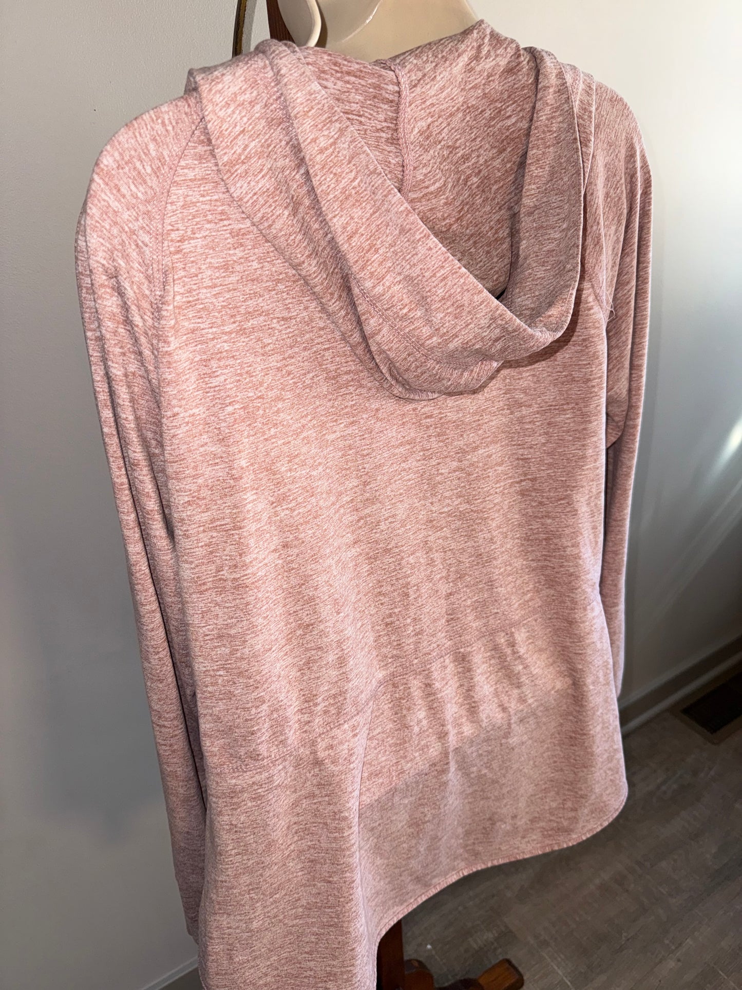Tangerine (XL) Blush Full Zip Up Active Jacket
