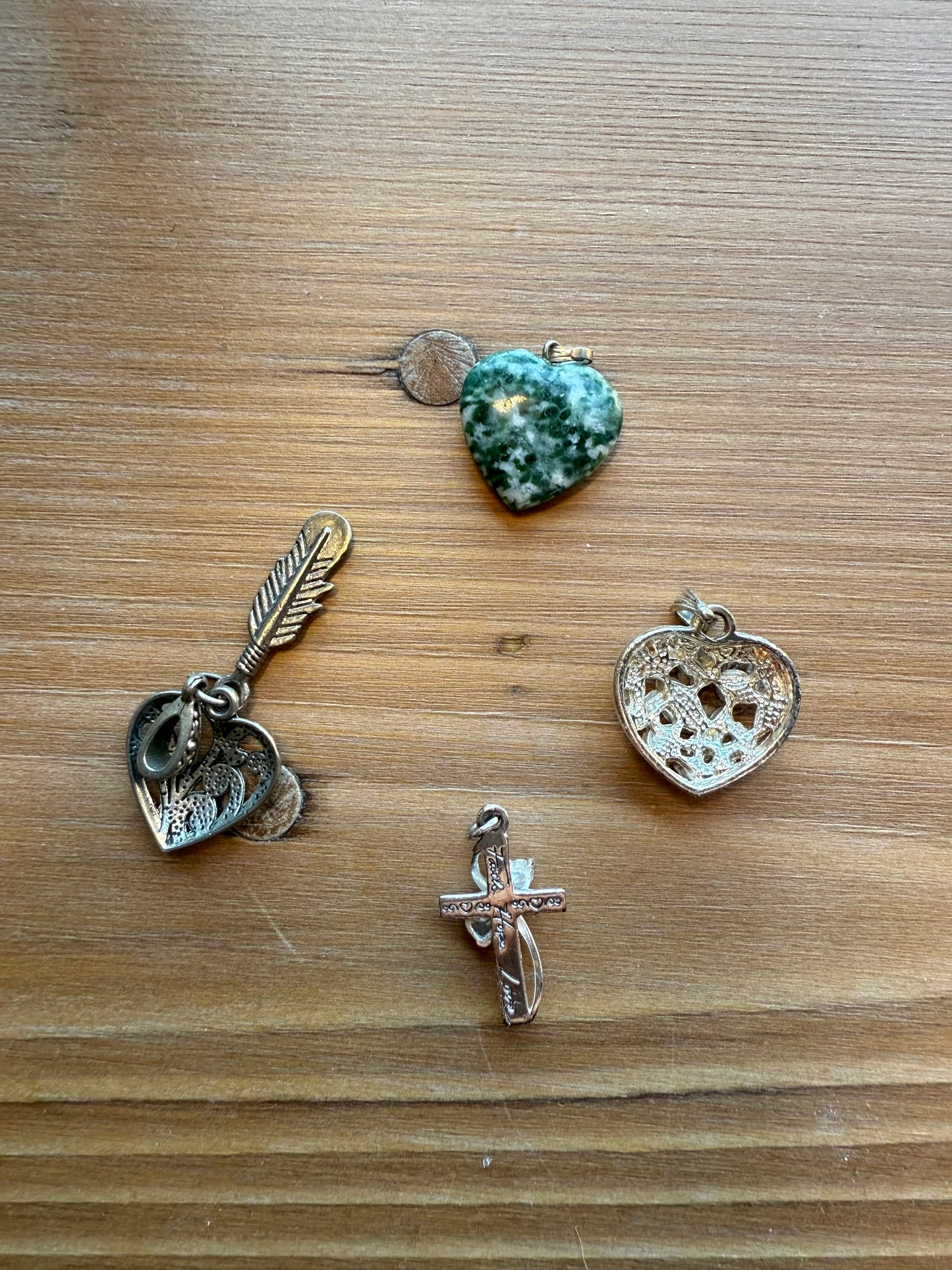 4 Piece Pendant Jewelry Charms