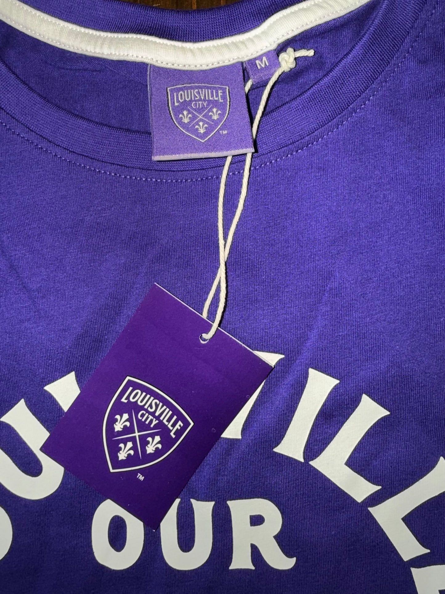 NWT Louisville (Medium) Brand New Purple Louisville City Football Club T-Shirt