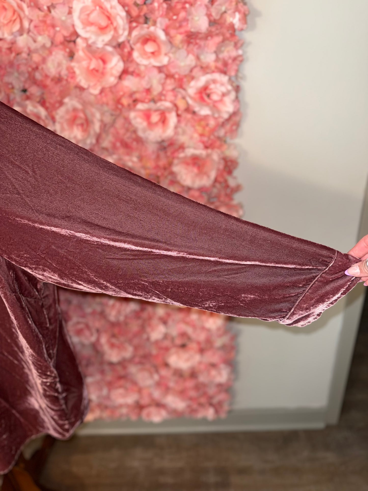 Torrid (4) Pink Velour Button Up