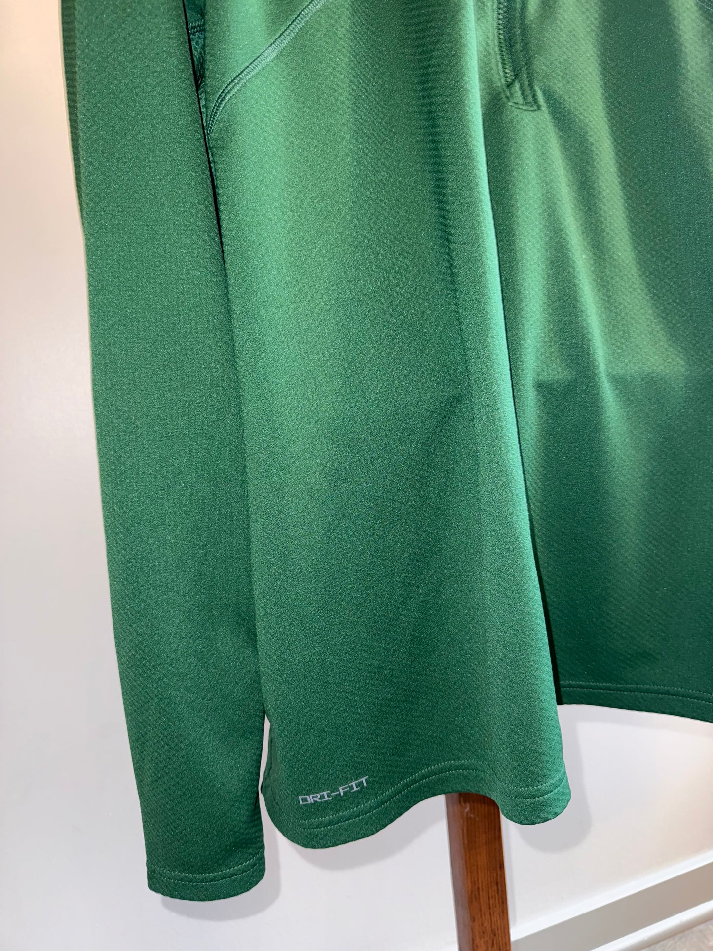 Nike (XXL) Green 3/4 Zip Up Dri Fit Pullover