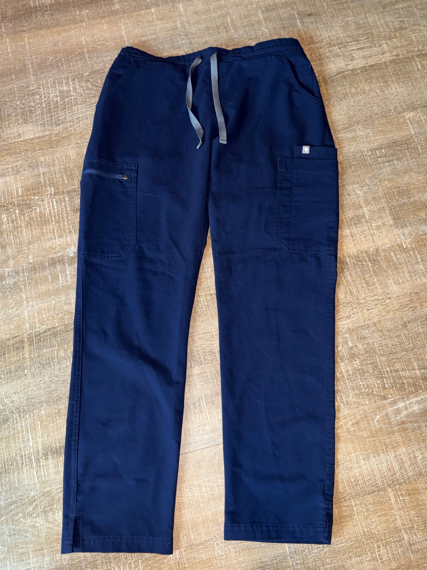 Figs (Small) Navy Blue Tied Pants