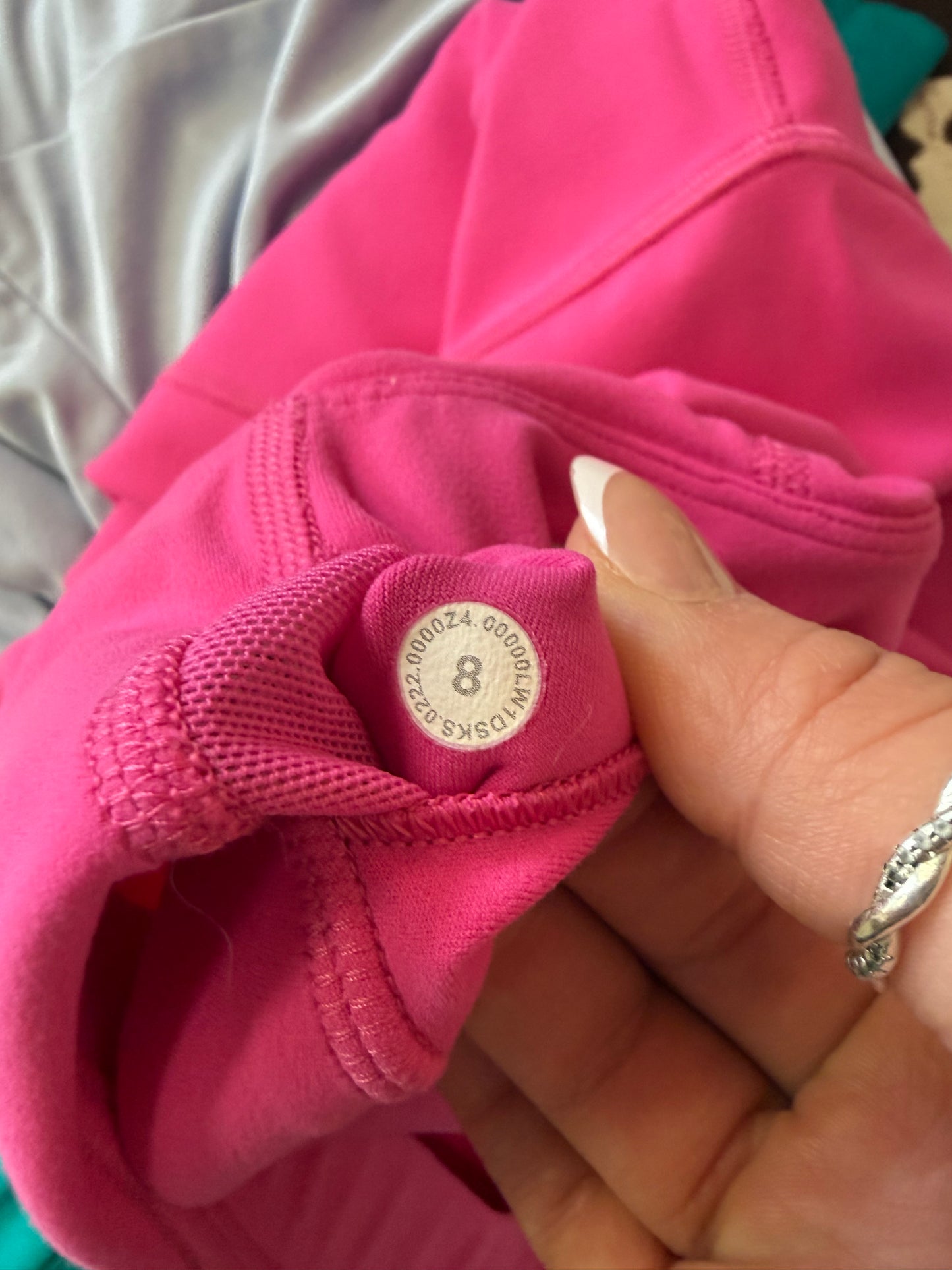 Lululemon (8) Sonic Pink Align Onesie with 8" Inseam