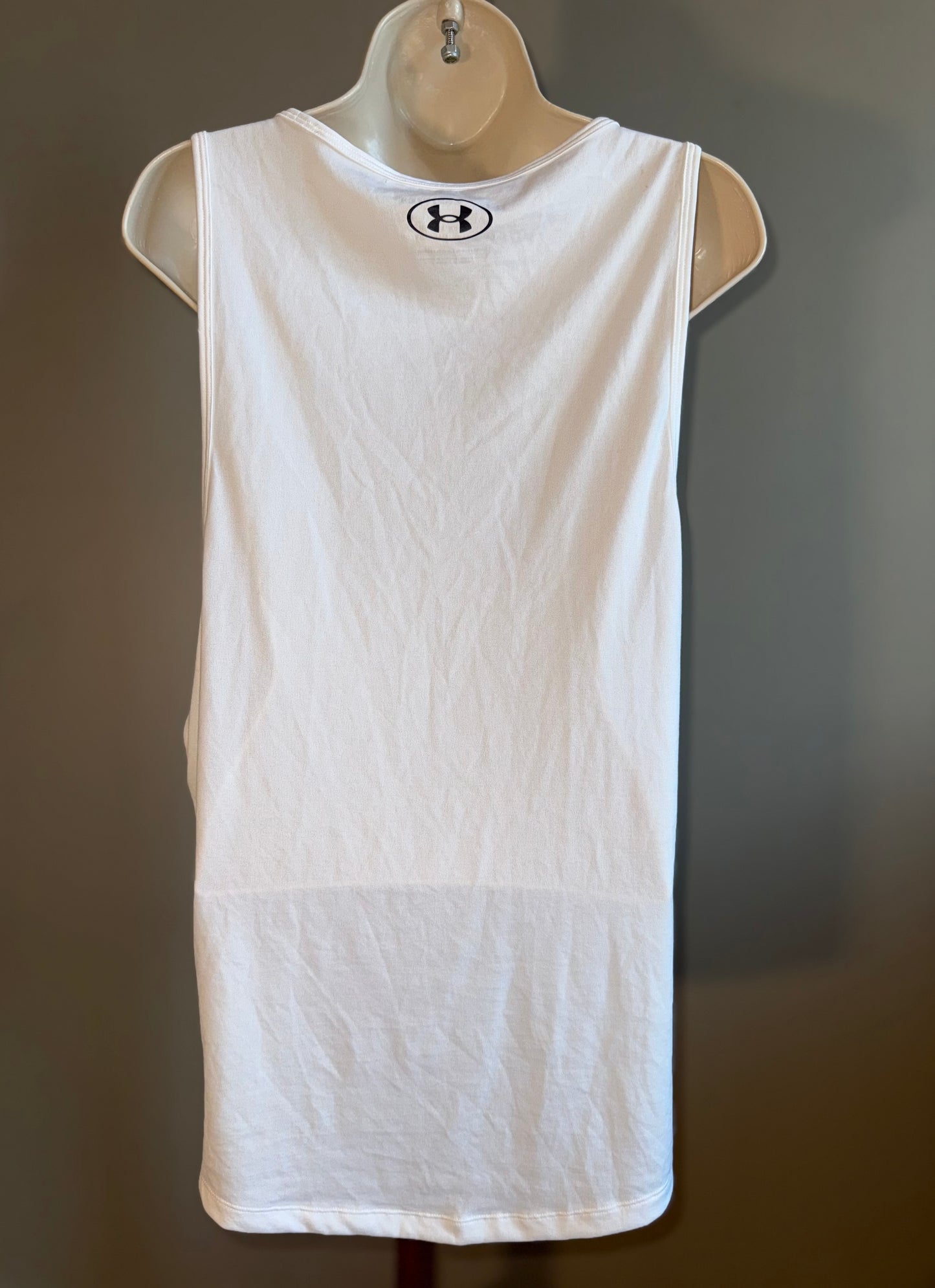 NWT Under Armour (Small) Brand New White Tech Fitted Tank Top