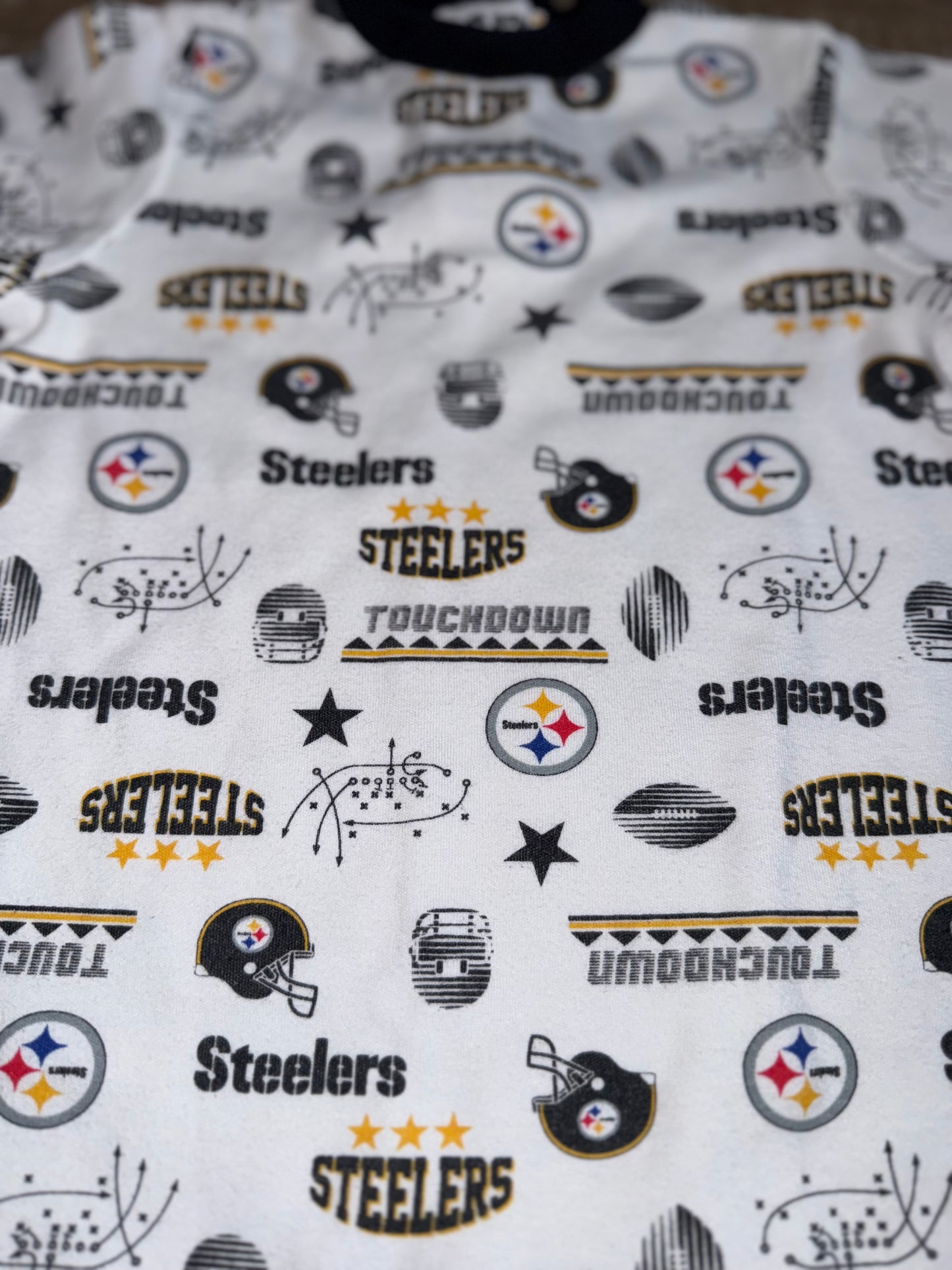 NFL (3-6 Months) Steelers Themed Sleepwear Onesie
