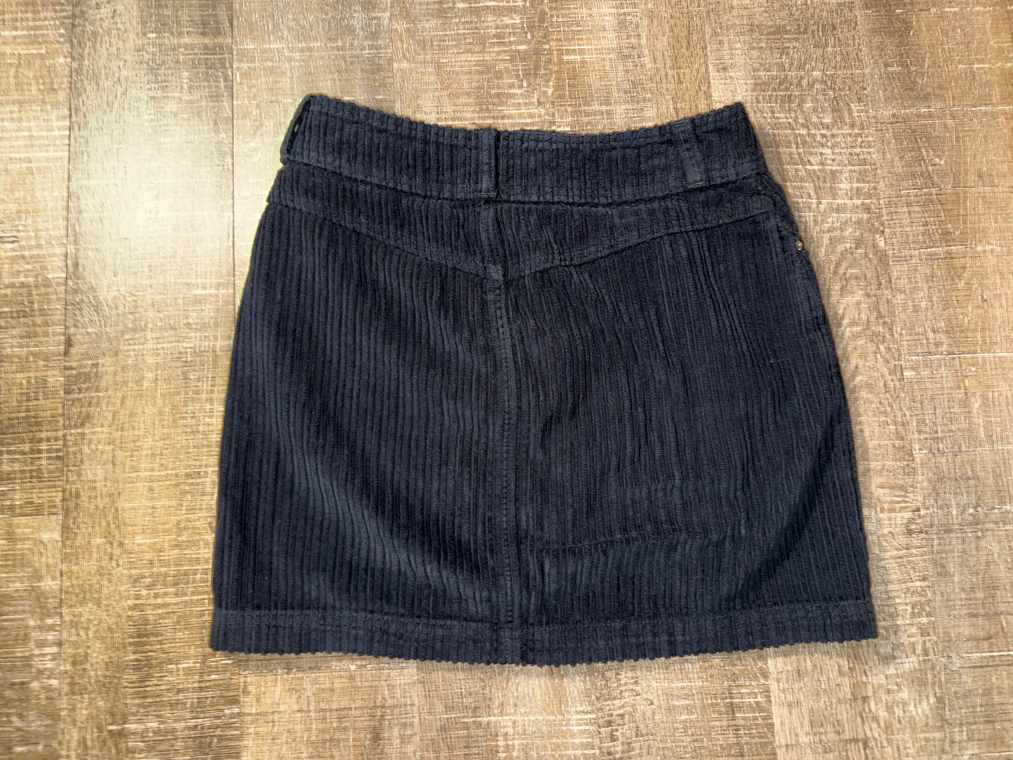 BDG by Urban Outfitters (SP) Black Corduroy Ribbed Midi Skirt