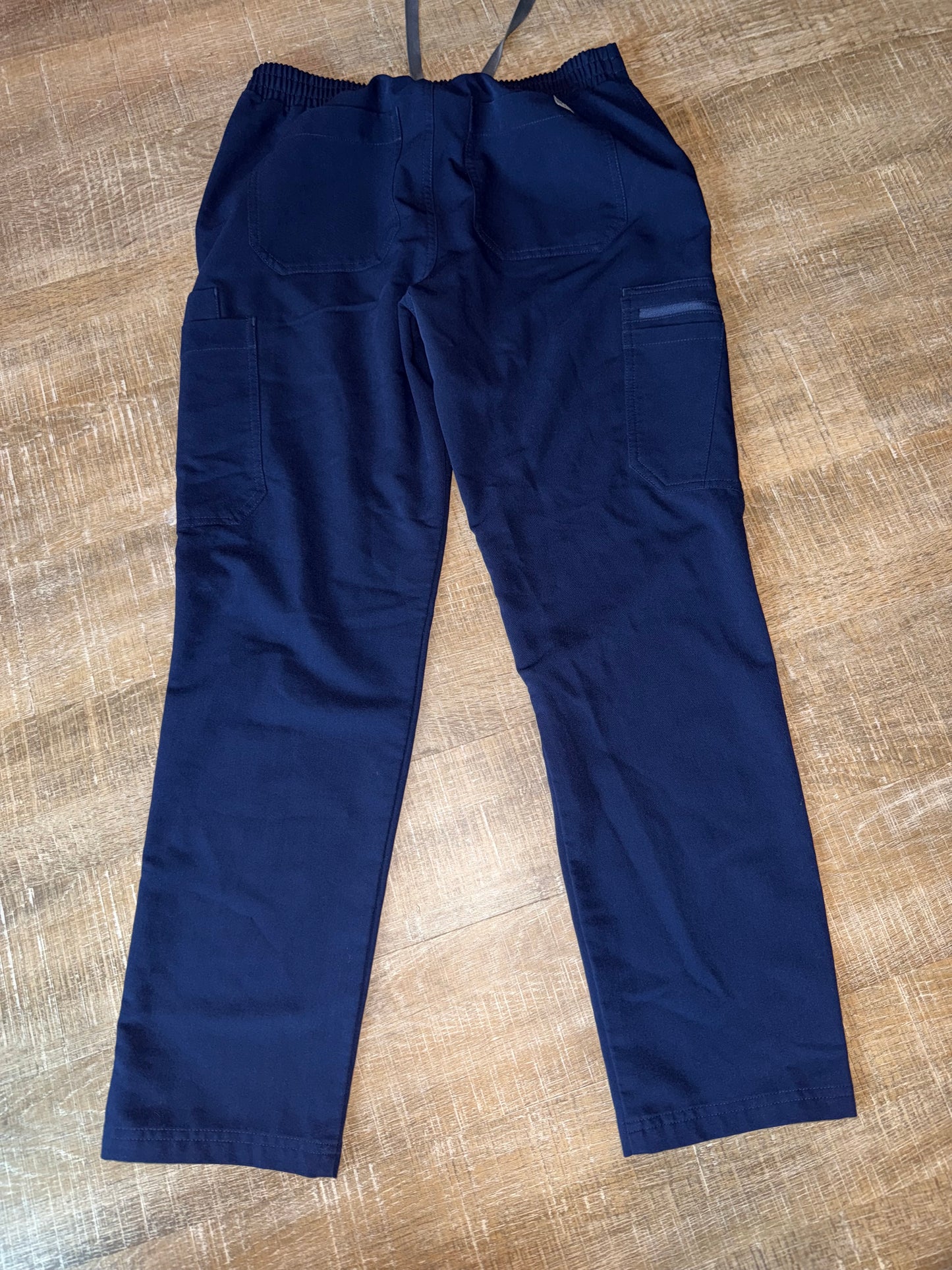 Figs (Small) Navy Blue Tied Pants