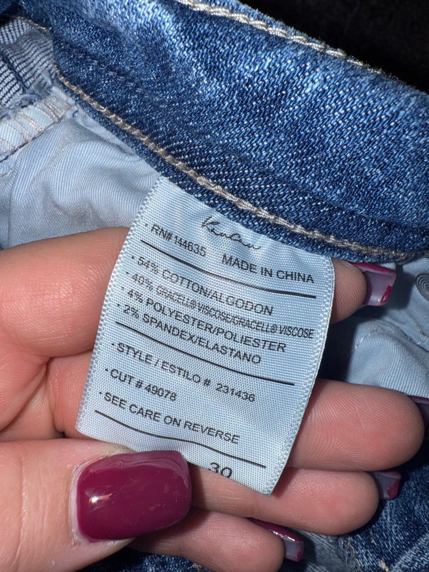 KanCan (30) Distressed Denim Jeans