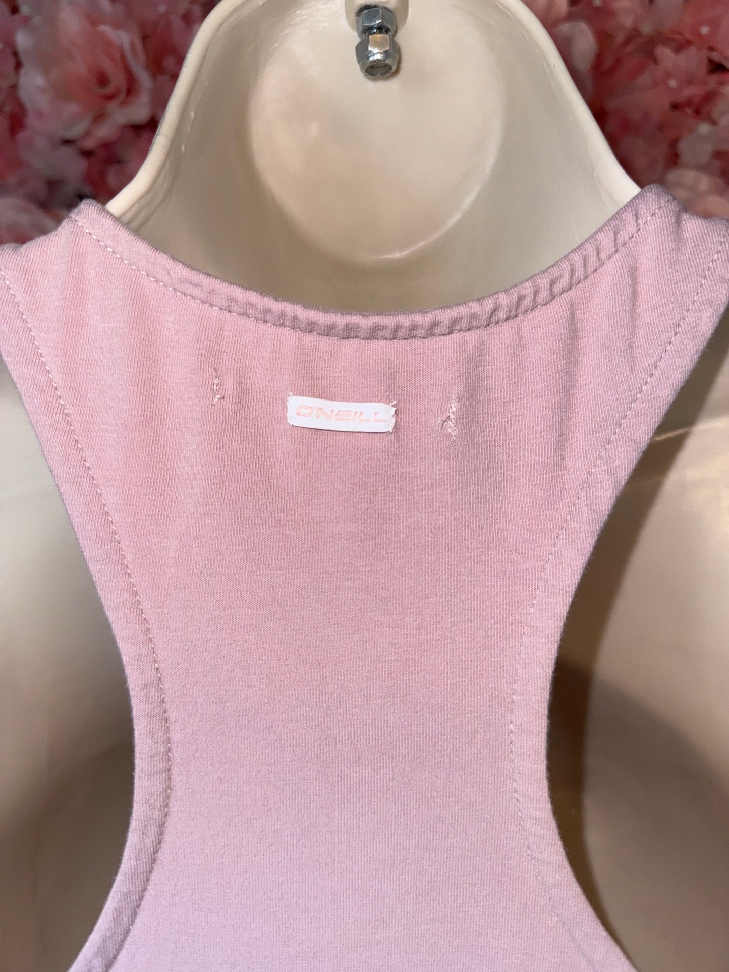 O'Neill (Large) Pink Graphic Loose Fit Tank Top