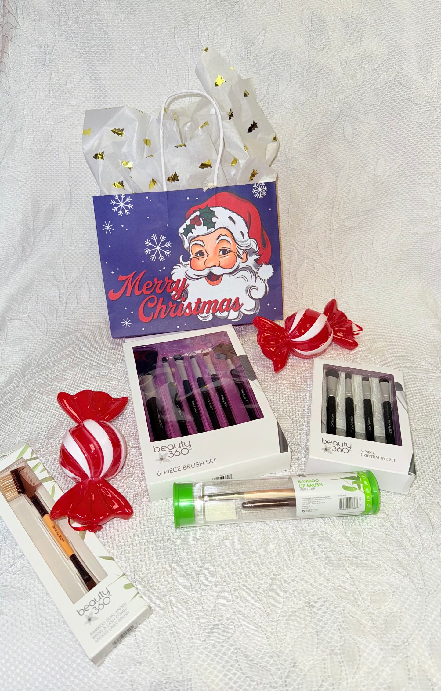 Christmas Gift Bundle of BRAND NEW Beauty 360 Makeup Brush SET//BUNDLE
