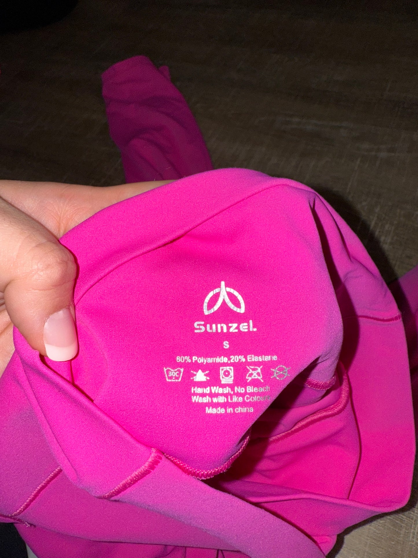 Sunzel (Small) Hot Pink Smooth Soft Bootcut Leggings