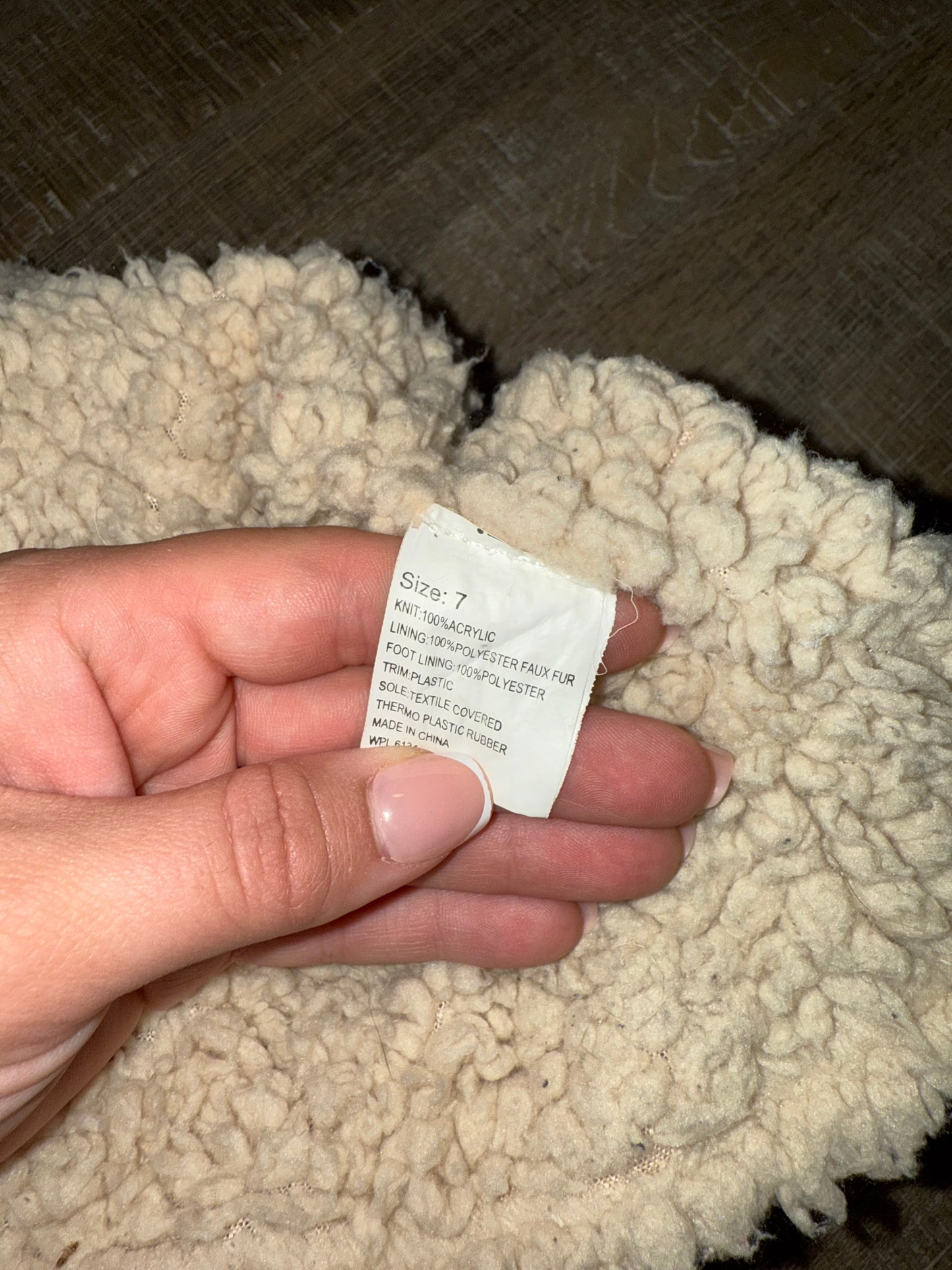(7) Knit Sherpa Winter Boots