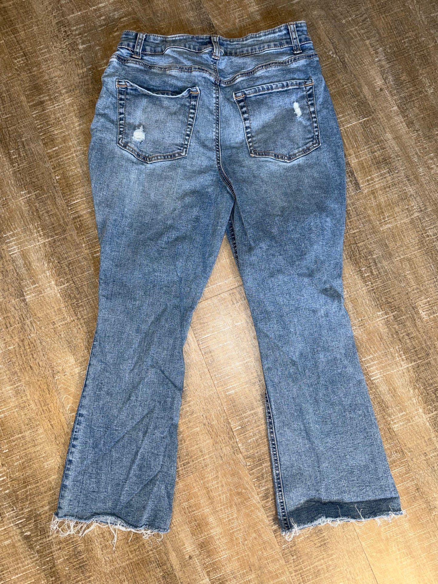 M Jeans by Maurices (10 short) Distressed Denim Jeans