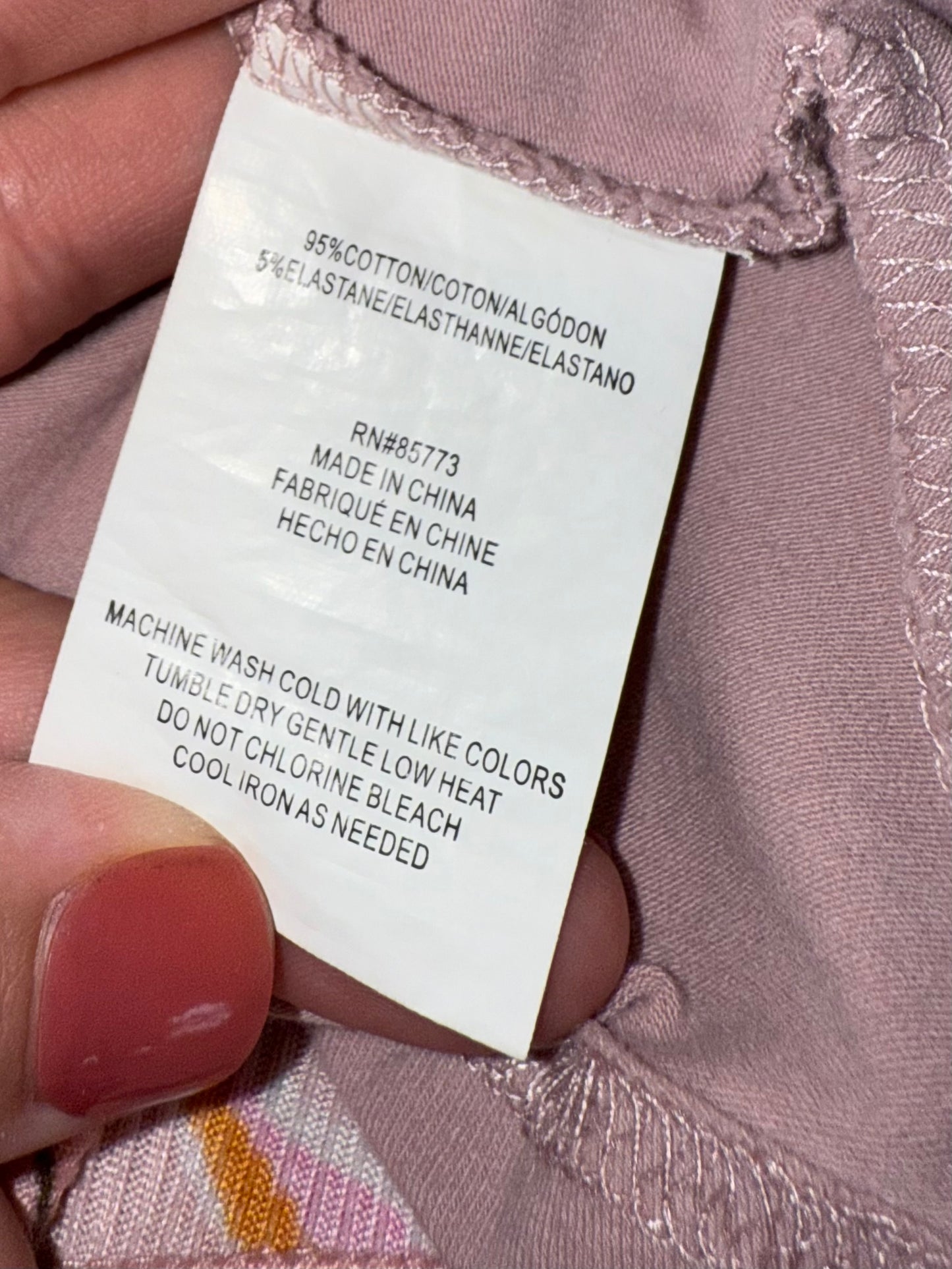 O'Neill (Large) Pink Graphic Loose Fit Tank Top