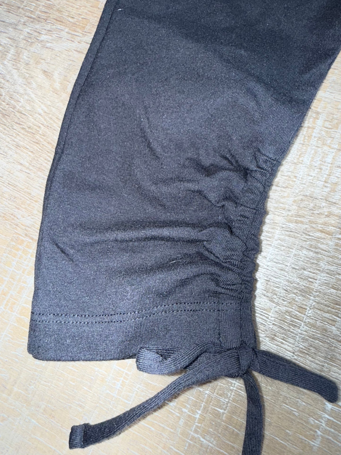 NWT Sonoma (Small) Brand New Black Mid Rise Cinched Leggings
