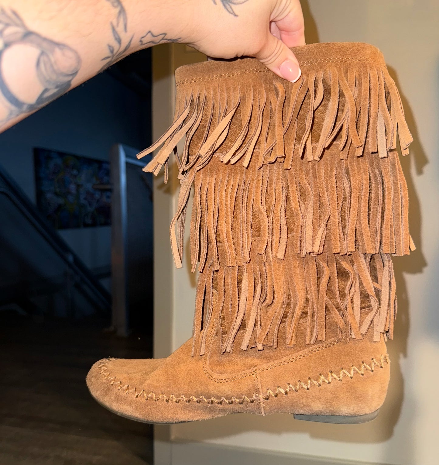 Kohl's (8) Brown Tassel Boots