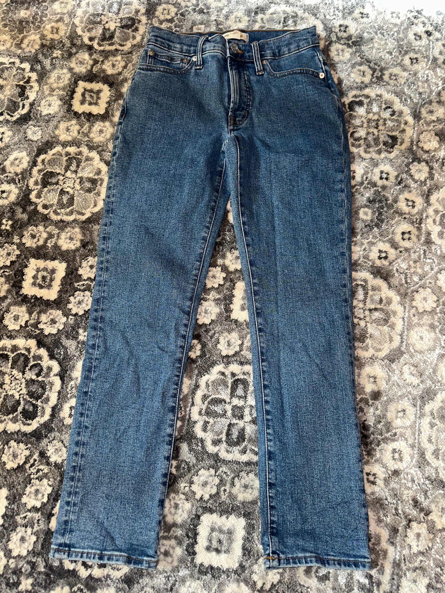 madewell (24) Blue Mid Rise Perfect Vintage Jeans