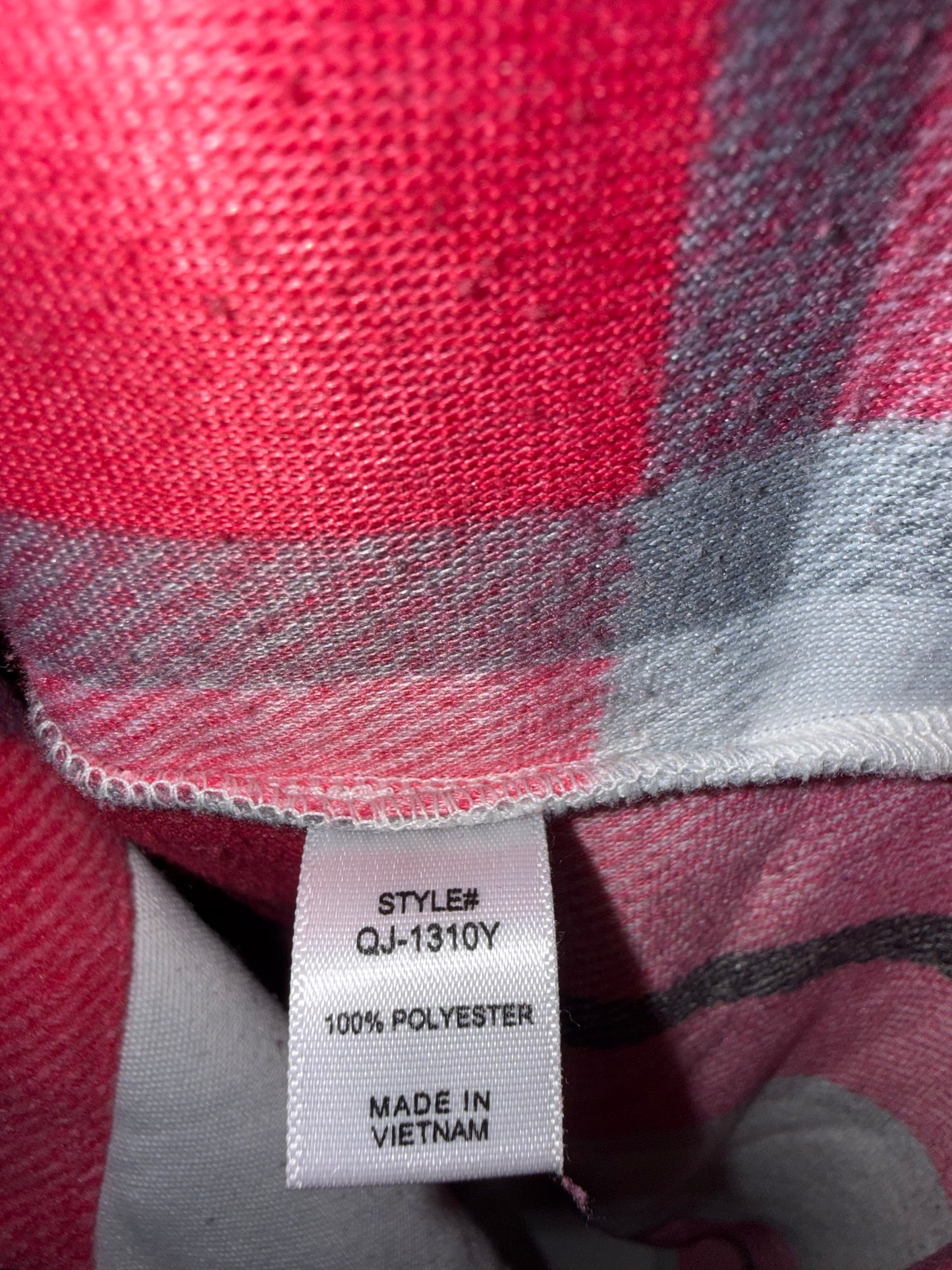 Zenana (Large) Pink Soft Plaid Shacket