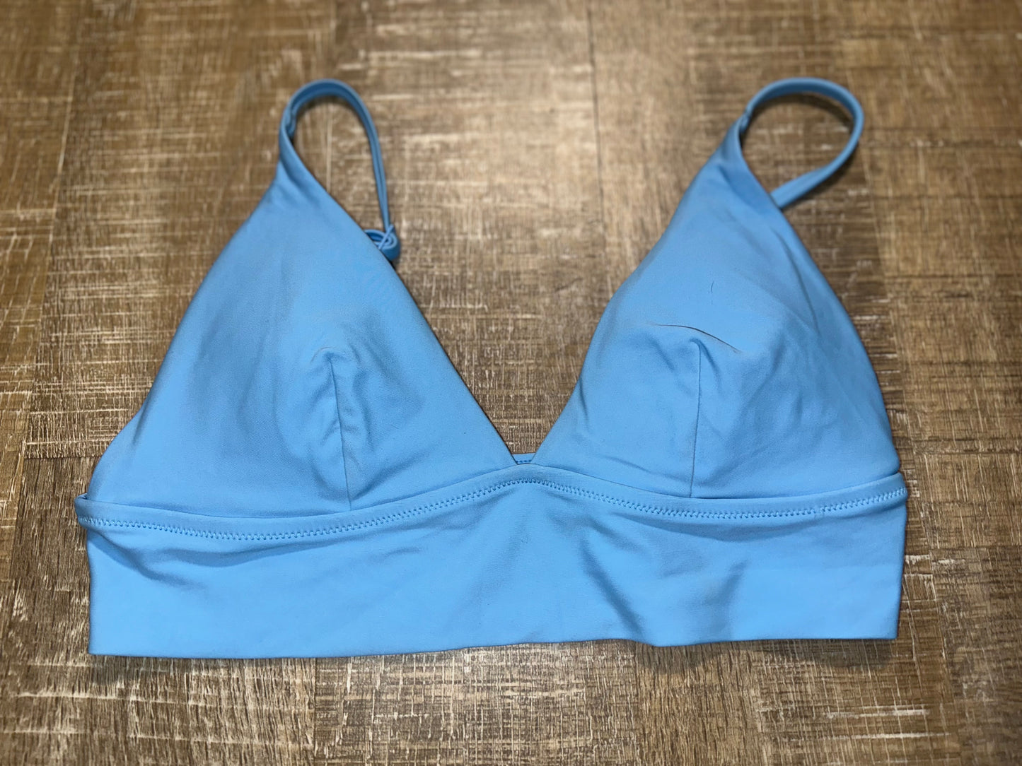 aerie (Medium) Blue Padded Triangle Bra