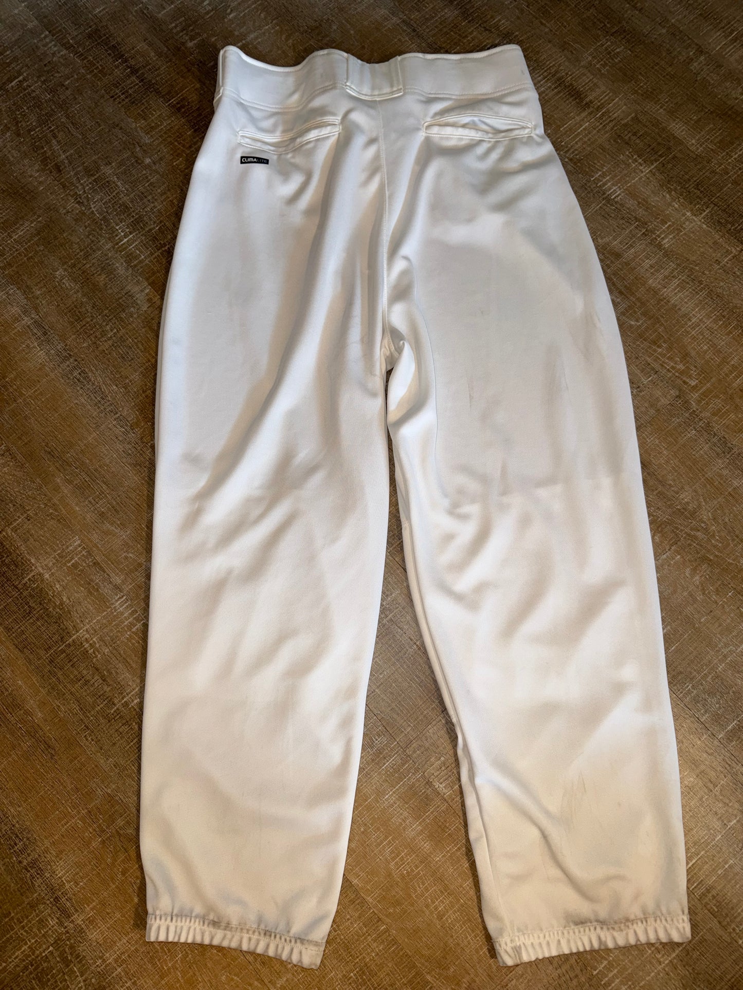 adidas (XL) White Traditional Baseball Pants