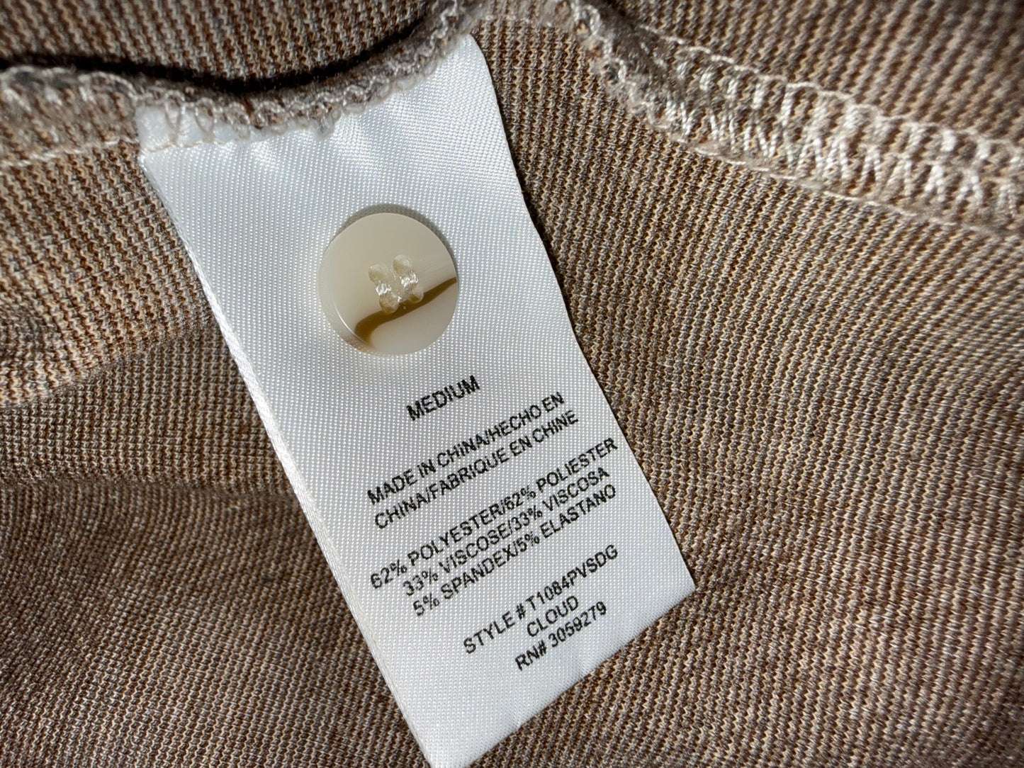 Thread & Supply (Medium) Brown Neutral Plaid Soft Shacket