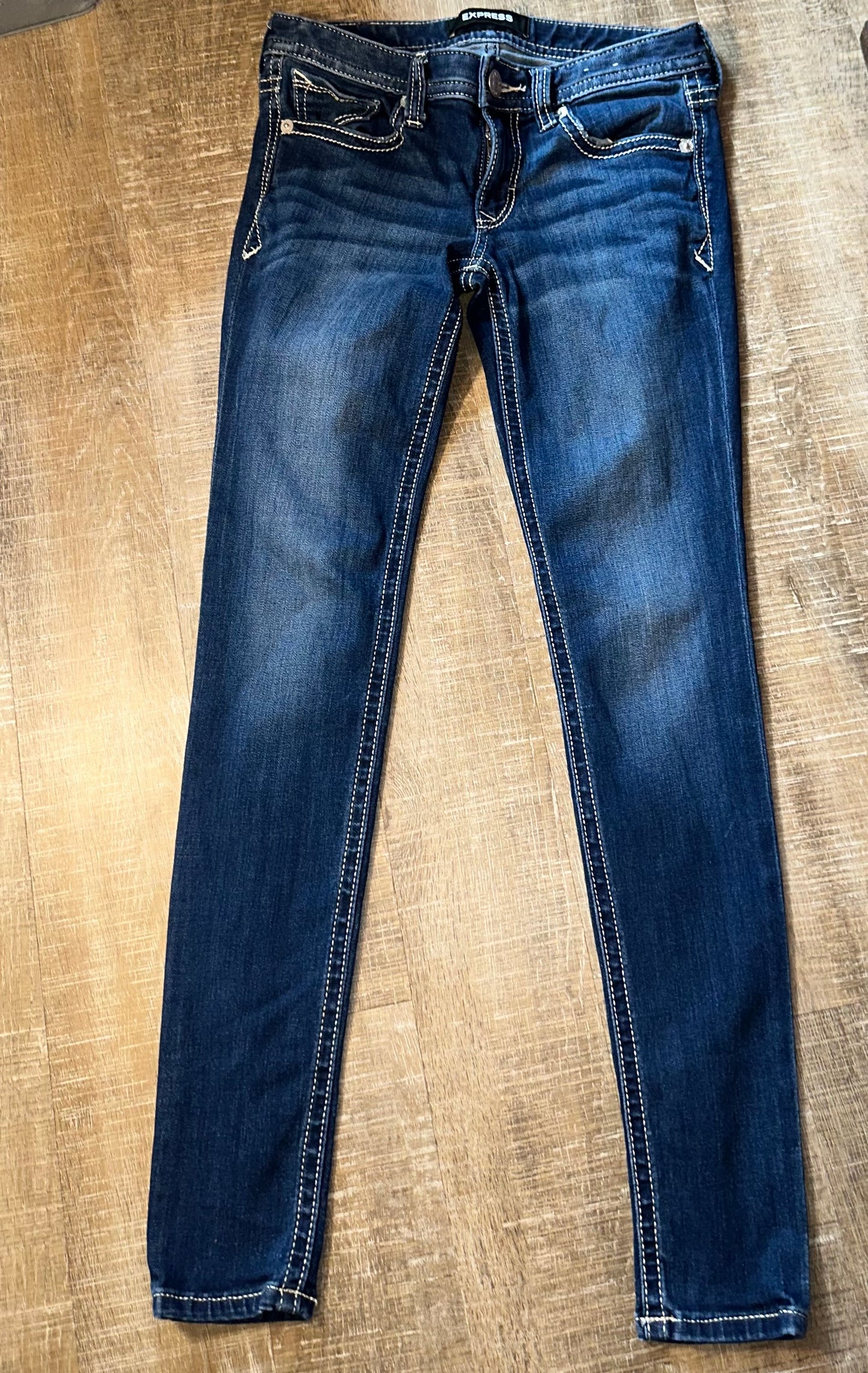 Express (4L) Legging Low Rise Stretch Denim Jeans