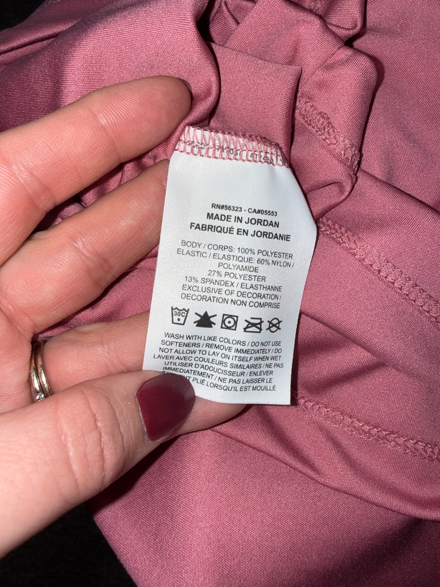 Nike Pro (Medium) Pink Dri Fit Tank Top with Thick Criss Cross Straps