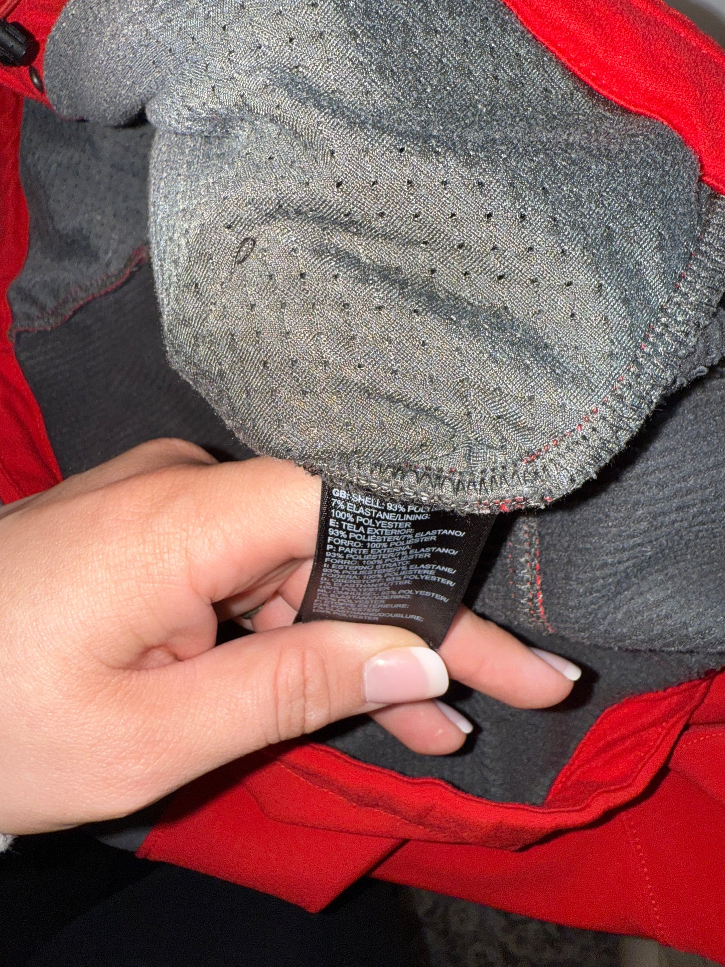 The North Face (Medium) Red//Grey Full Zip Outdoor Coat