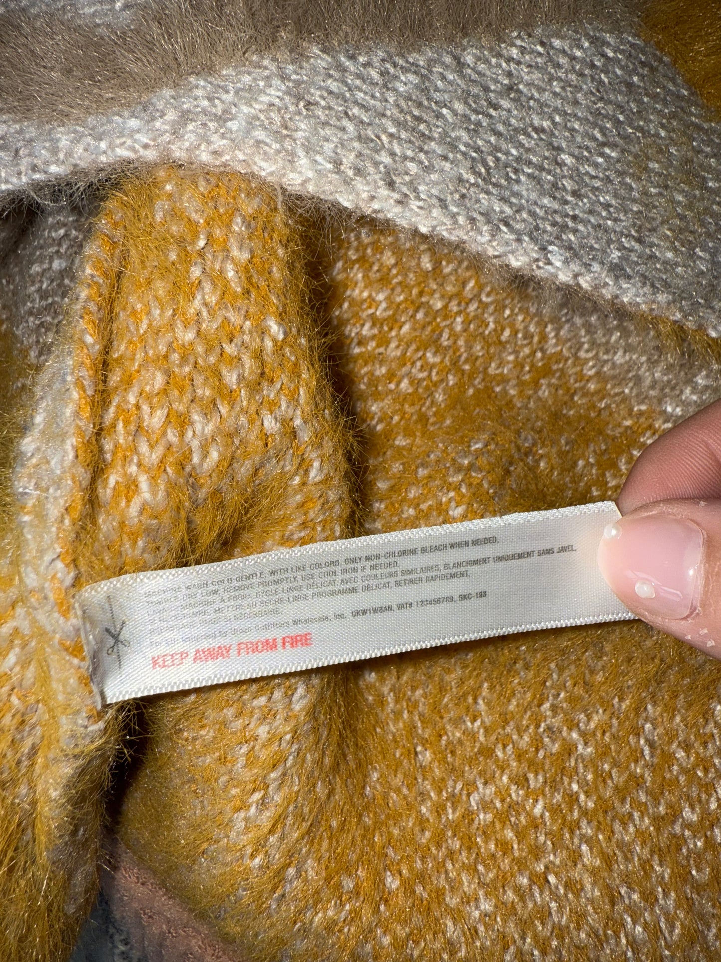 Akemi + Kin Geometric Sweater Cardigan