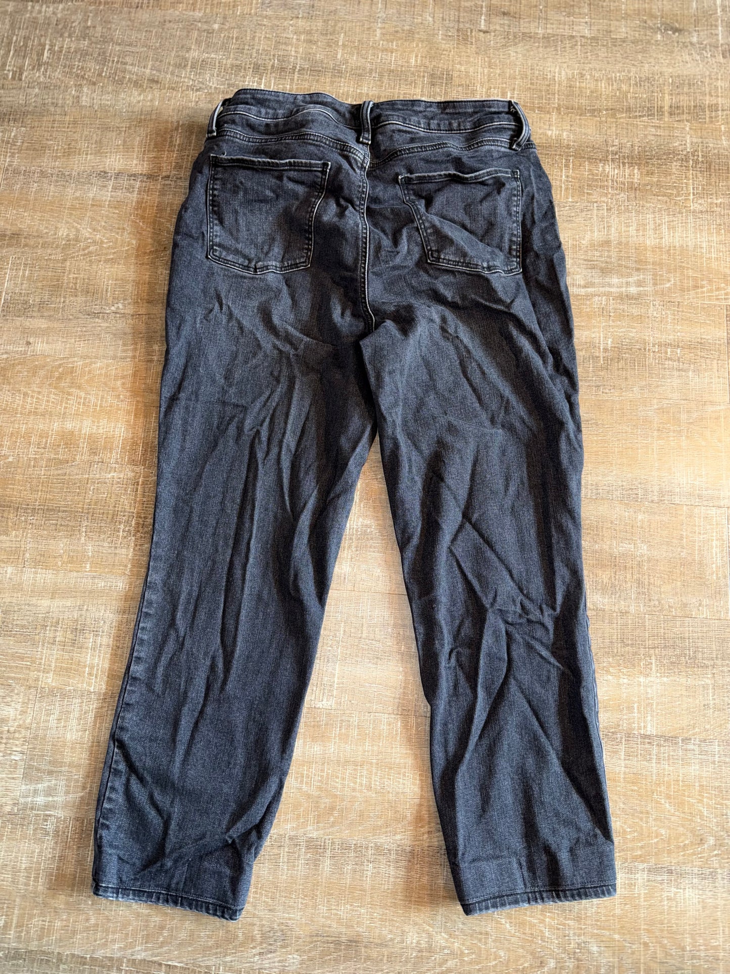 Talbots (14) Black Denim Slim Ankle Jeans