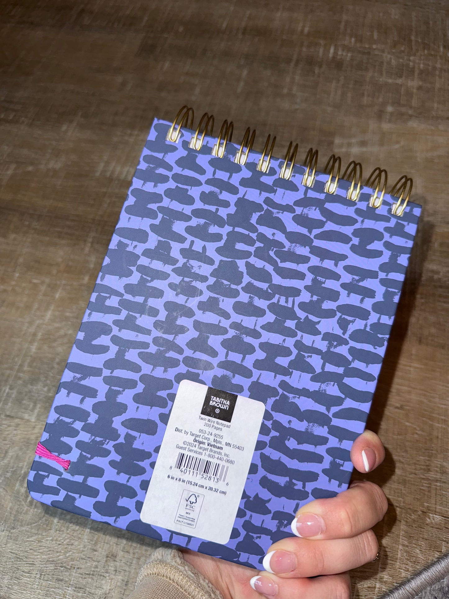 BRAND NEW Tabitha Brown Hardback Spiral Notepad