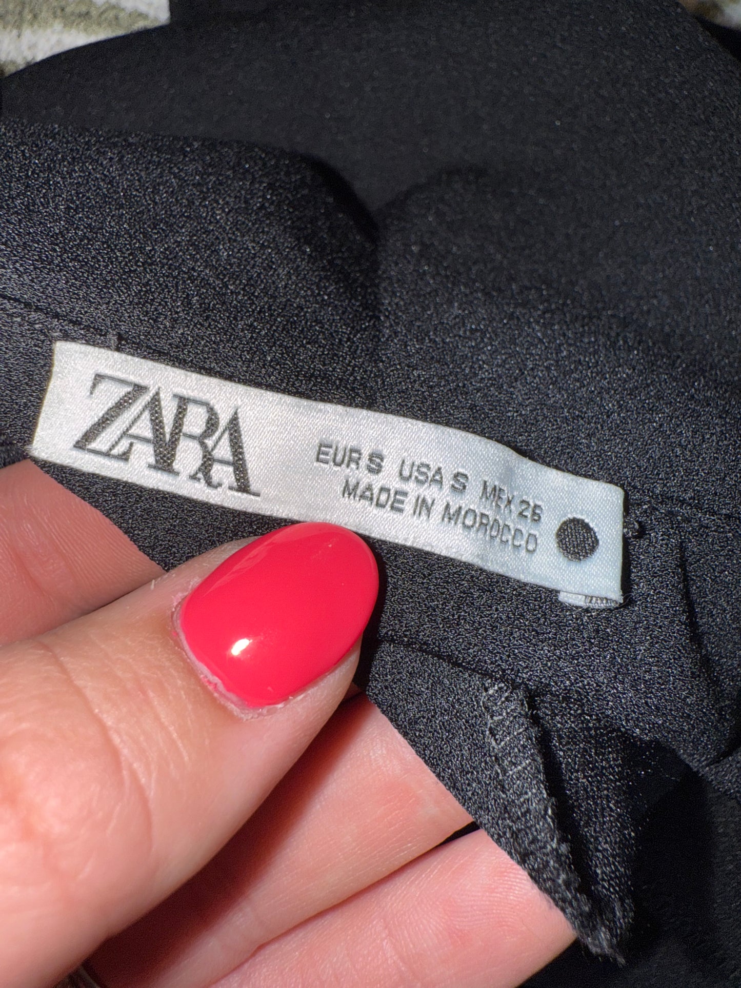 Zara (Small) Black Midi Formal Sleeveless Dress with Lined Back