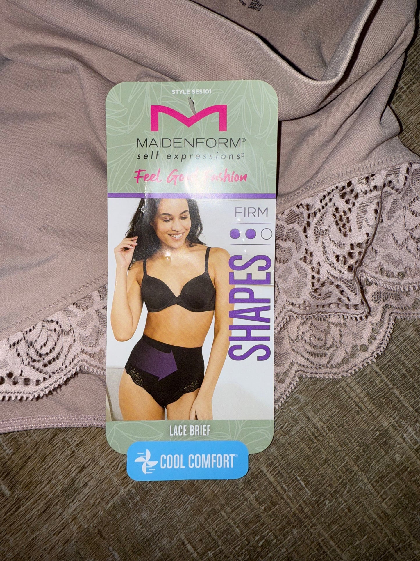 NWT Maidenform (XL) Brand New Cream Lace Briefs High Rise Undies