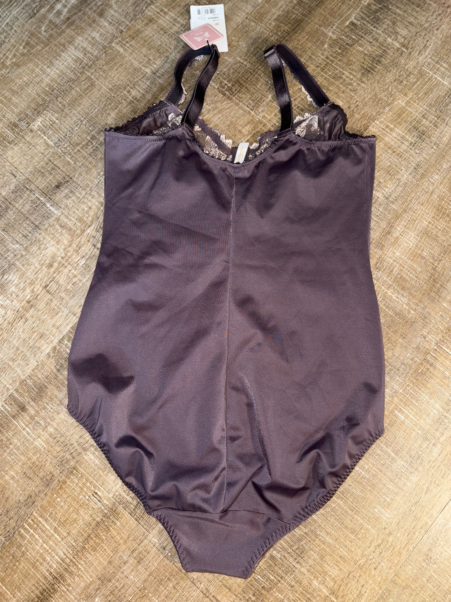 NWT Prim Donna BRAND NEW Lace/Sheer Purple Bodysuit Lingerie
