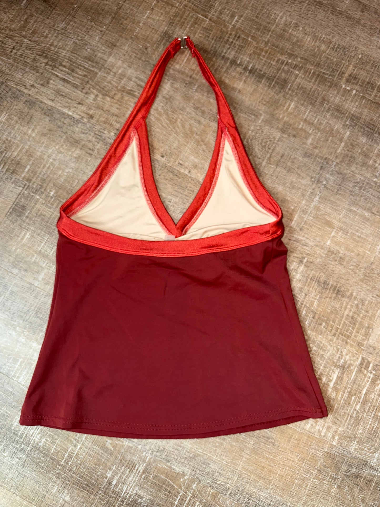 Victoria's Secret (Medium) Burnt Orange Tankini Swimwear Top