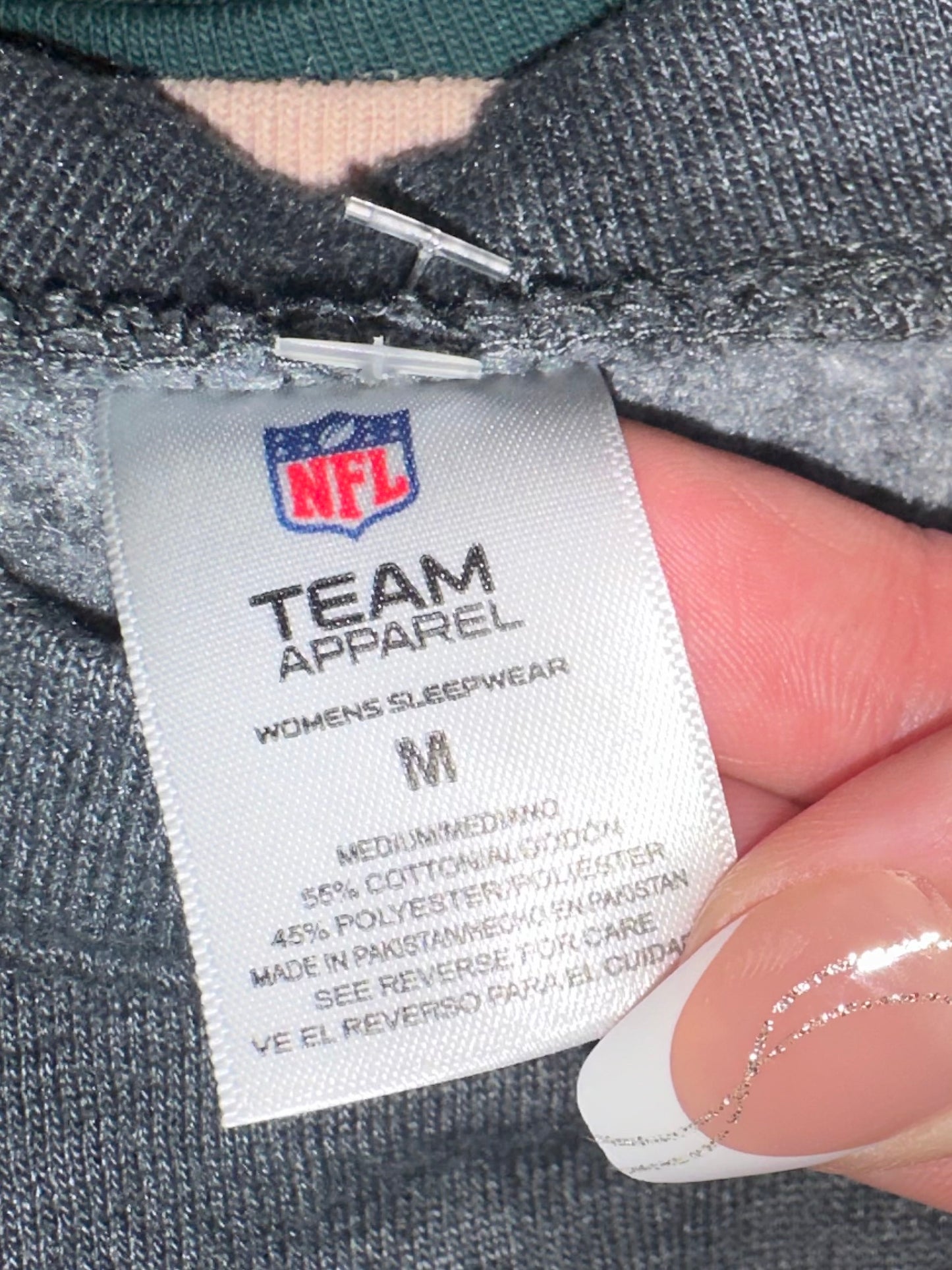 NFL (Medium) Grey Browns Crewneck