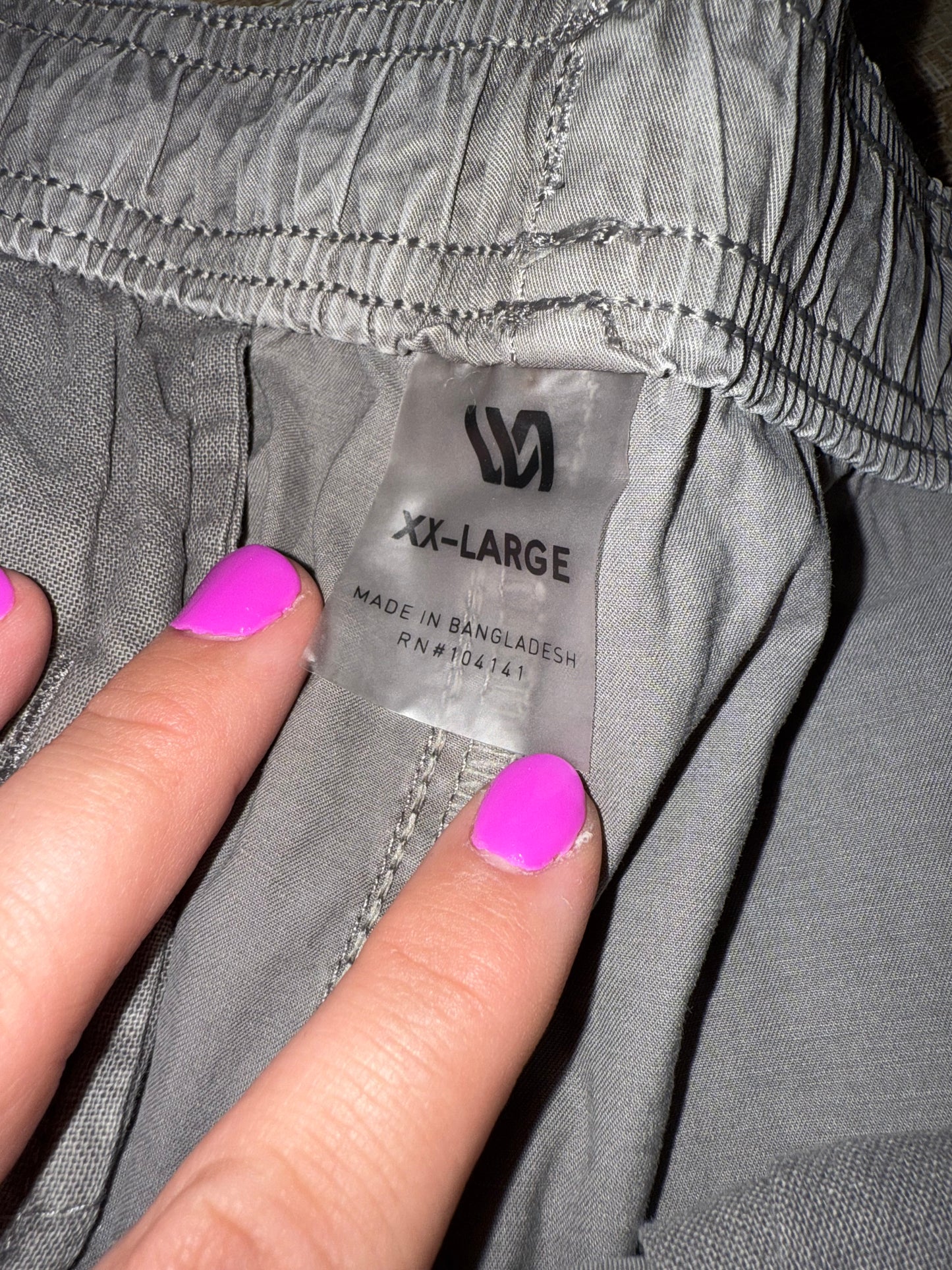 NWT VRST (XXL) Brand New Silver Shadow Shorts with Stretch & 7" Inseam