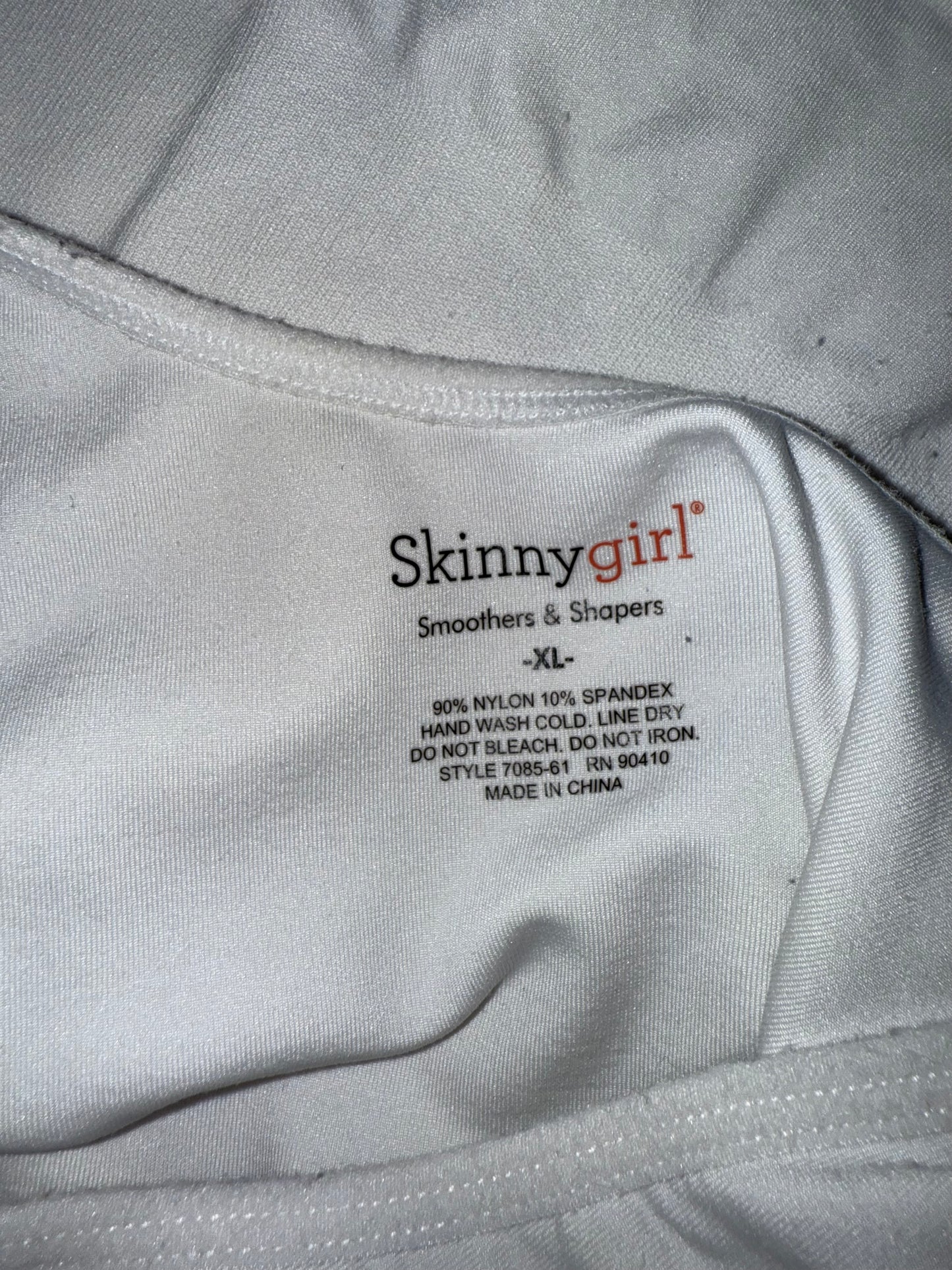 Skinny Girl (XL) White Shapewear Tank Top