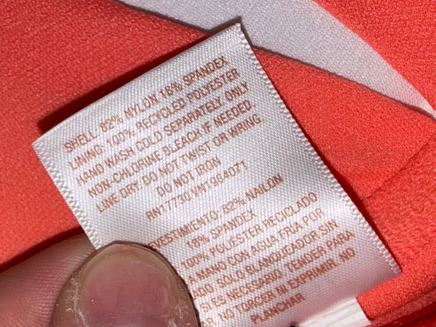 Shade & Shore (32B) Brand New Orange Bikini Top