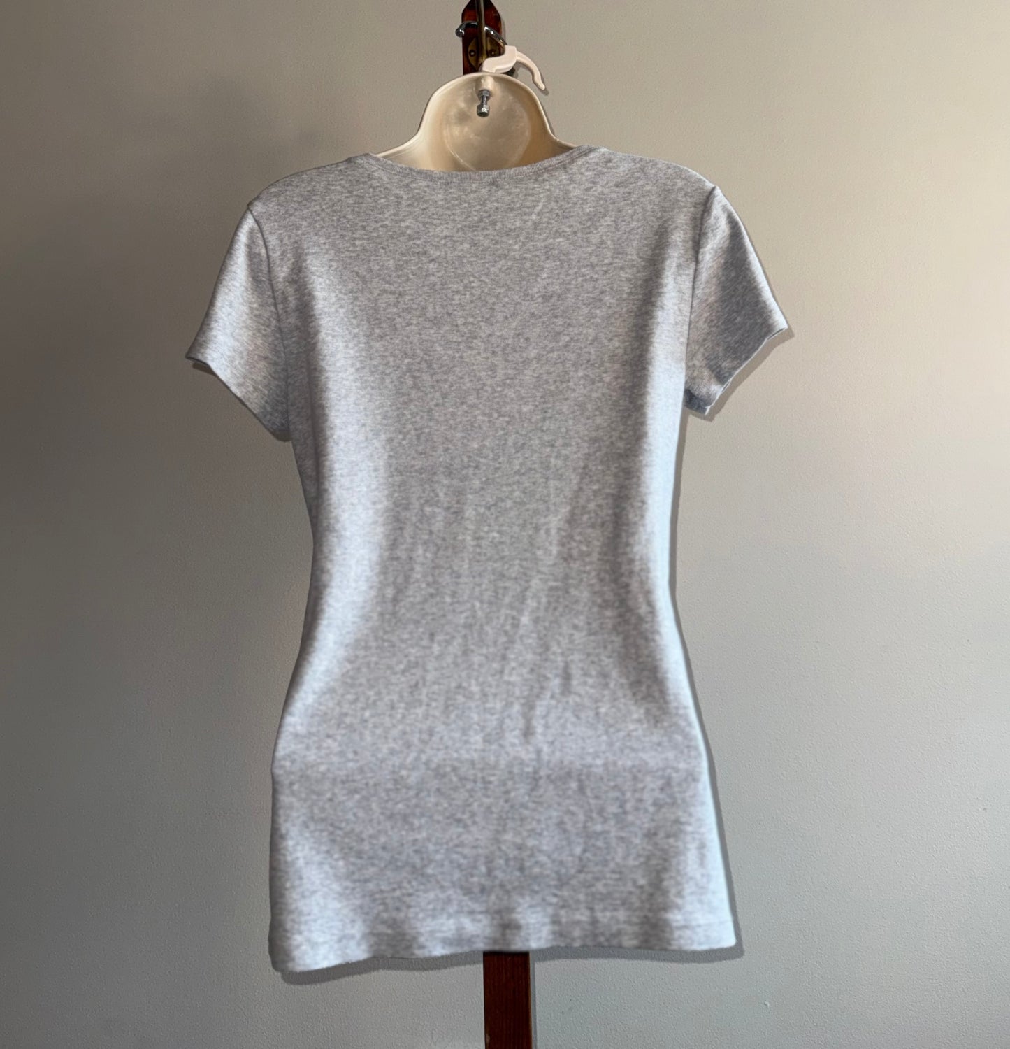 Tommy Hilfiger (Medium) Grey V-Neck T-Shirt
