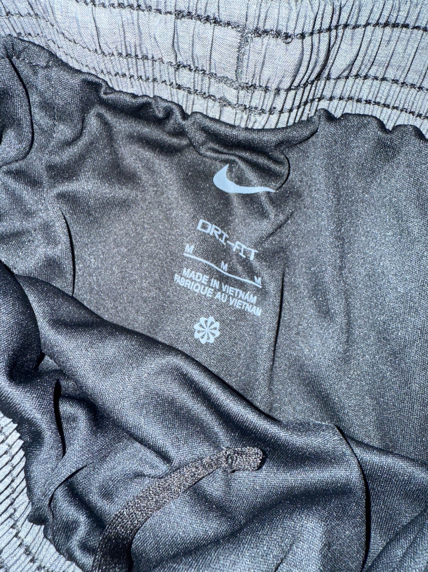 Nike (Kids Medium) Black//Grey Dri-Fit Shorts