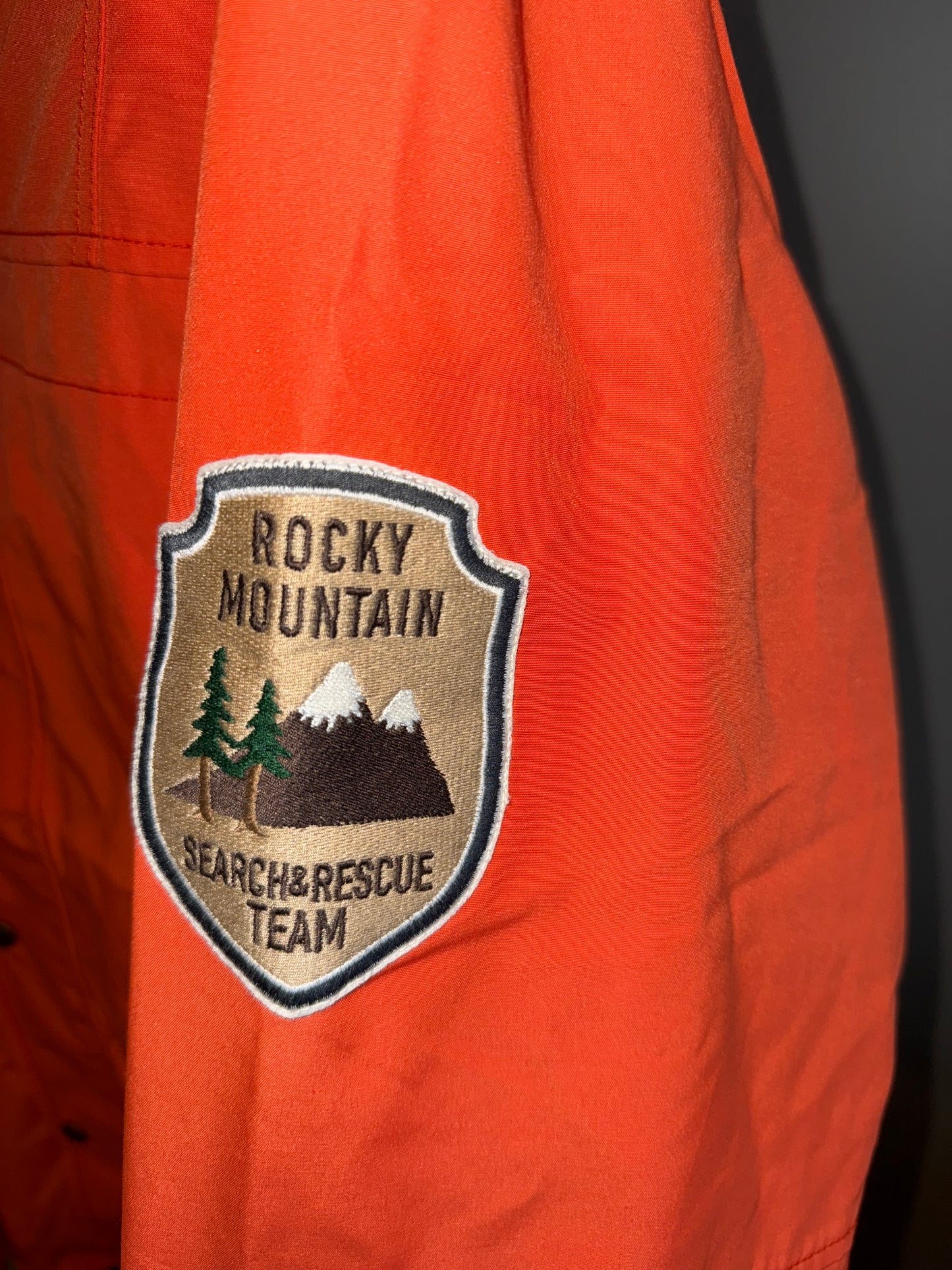 NWT Alpine Design (S/L/XL) Brand New Orange Rocky Mountain Rescue Patch Coat