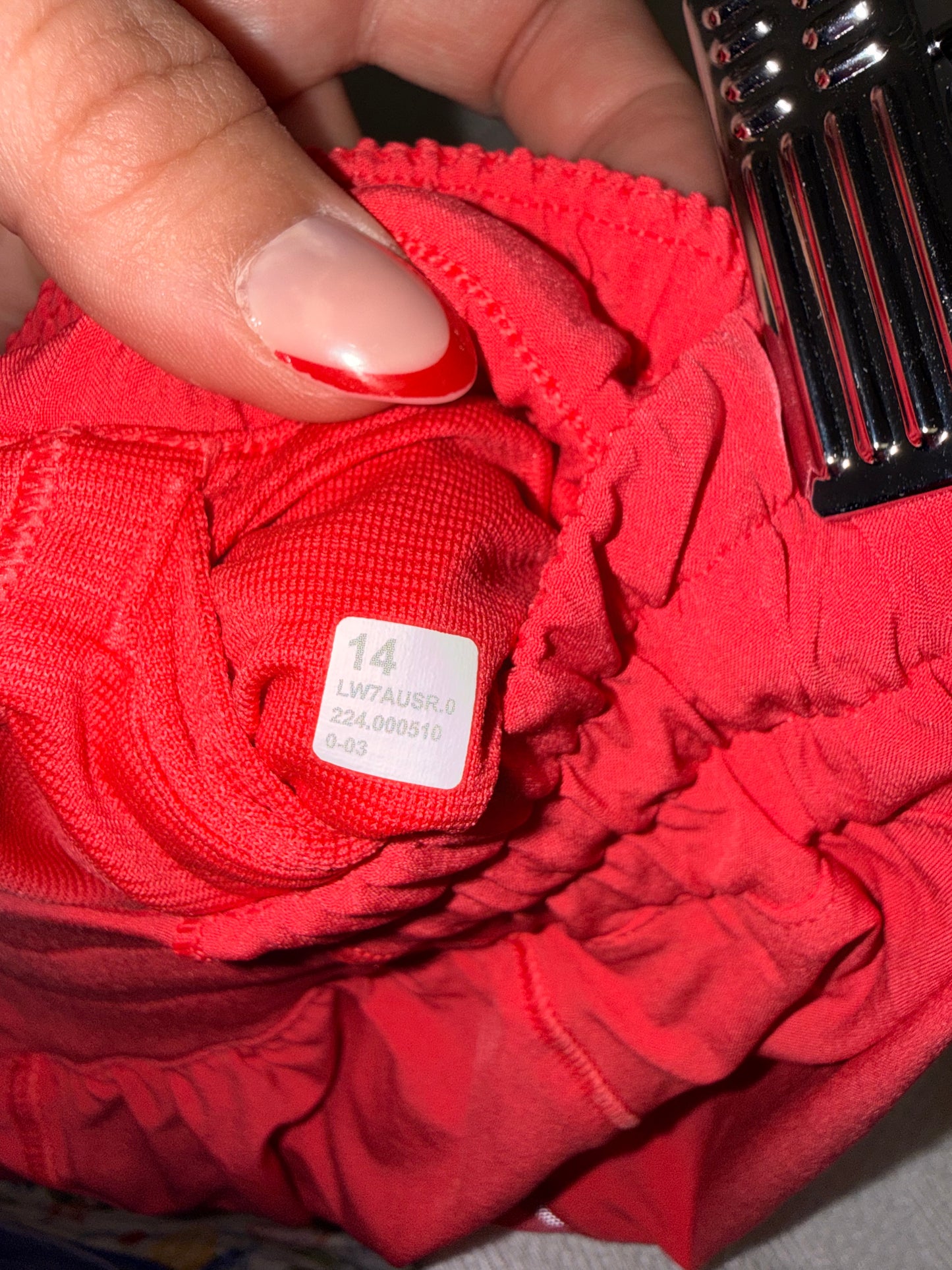 Lululemon (14) Hot Pink Hotty Hot Low Rise Shorts