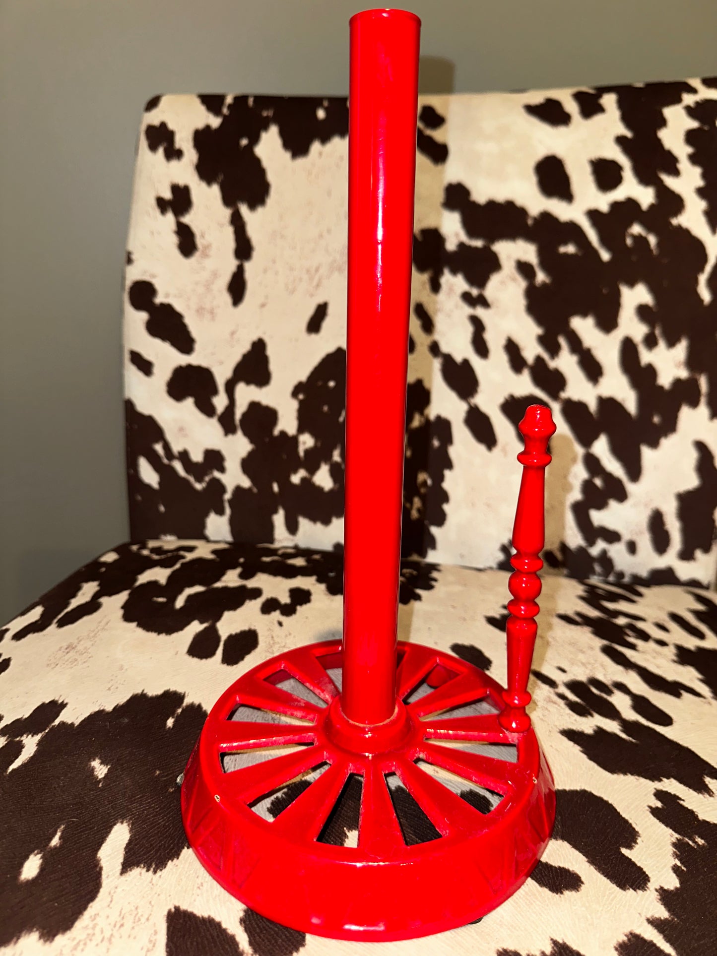 Red Paper Towel Holder