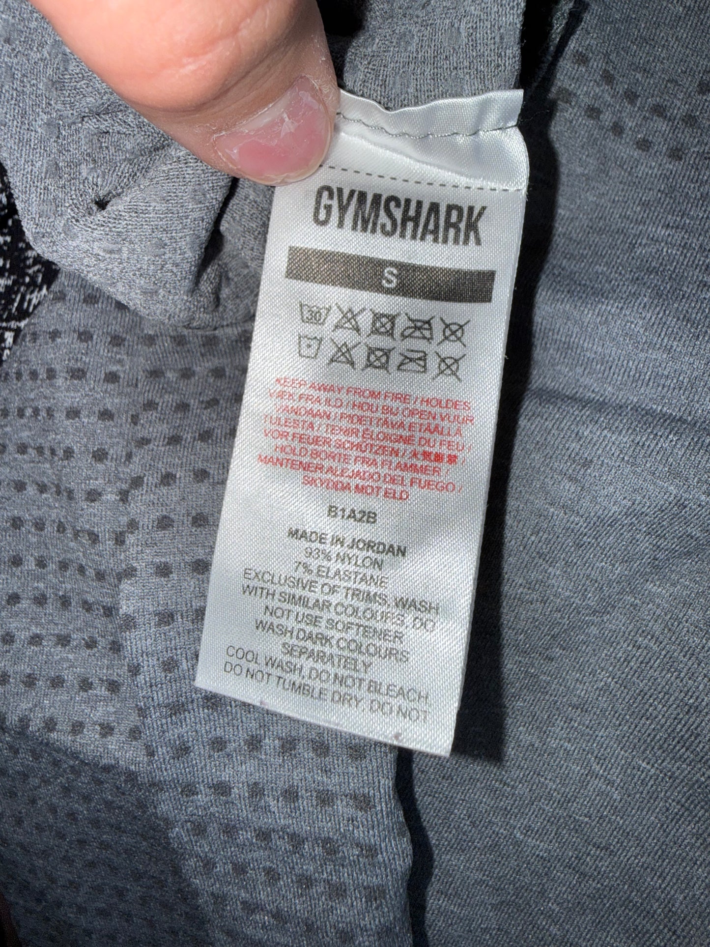 Gymshark (Small) Grey Seamless Leggings