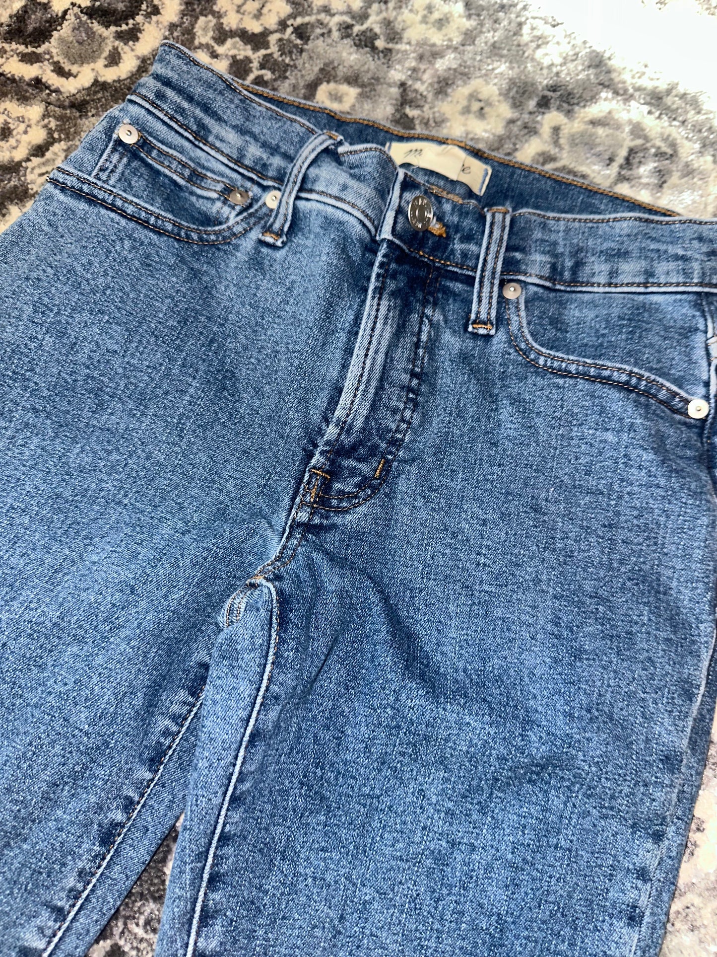 madewell (24) Blue Mid Rise Perfect Vintage Jeans