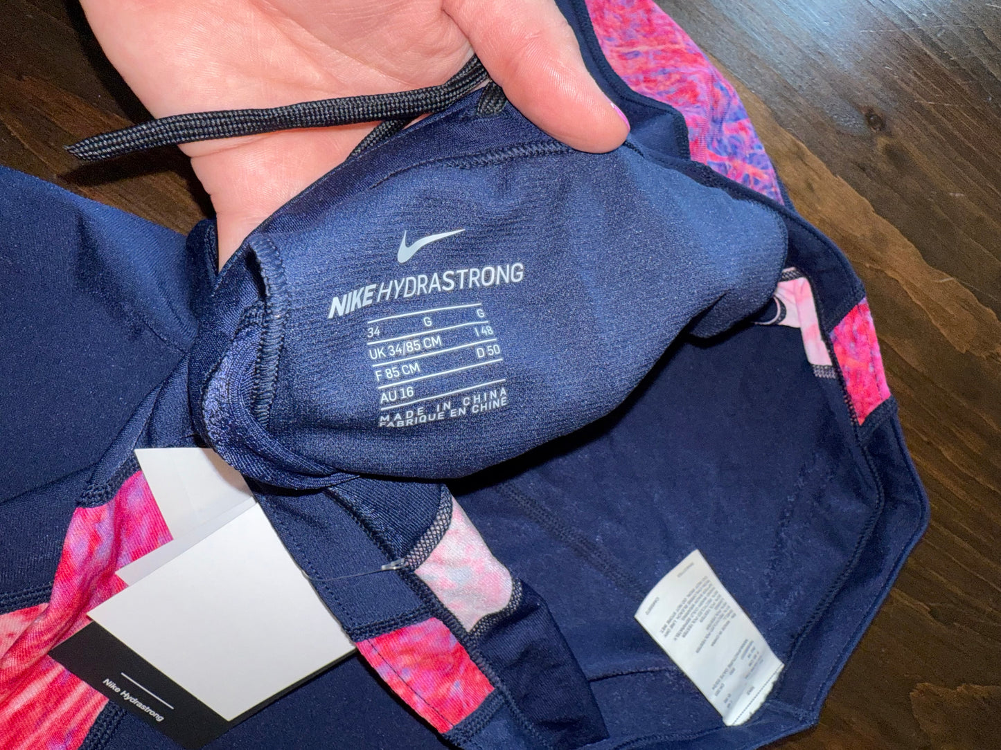 NWT Nike Hydrastrong (34) Brand New US Olympics Swim Spandex Shorts